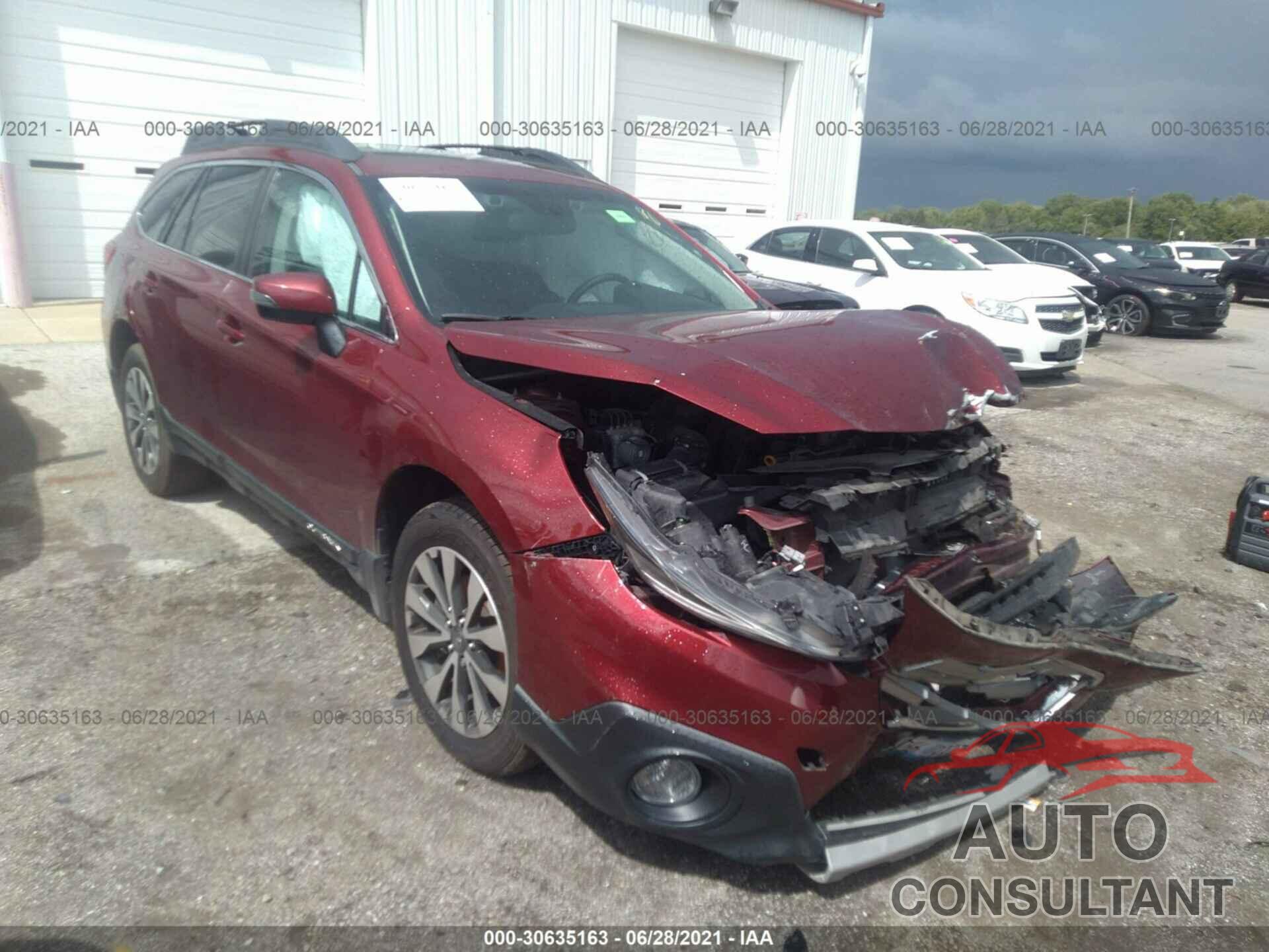 SUBARU OUTBACK 2016 - 4S4BSBNC7G3227949