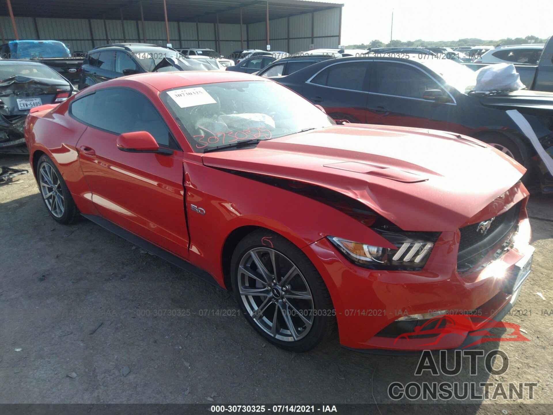 FORD MUSTANG 2016 - 1FA6P8CF3G5327709