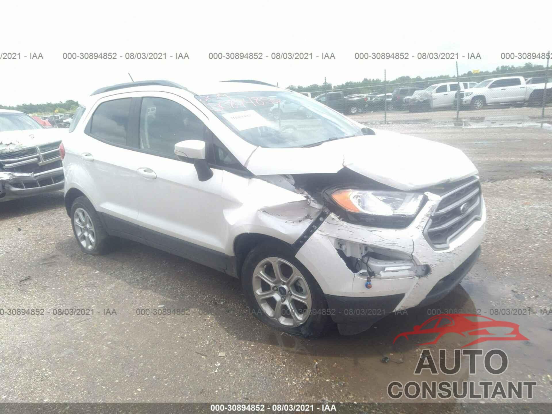 FORD ECOSPORT 2019 - MAJ3S2GE7KC288000