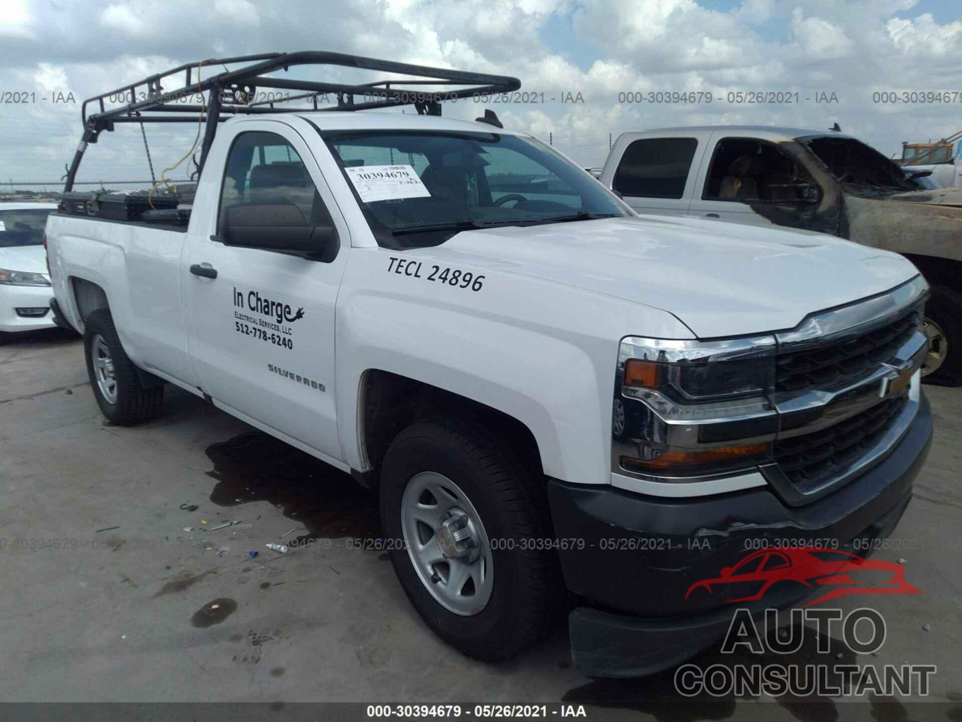 CHEVROLET SILVERADO 1500 2016 - 1GCNCNEH7GZ165364