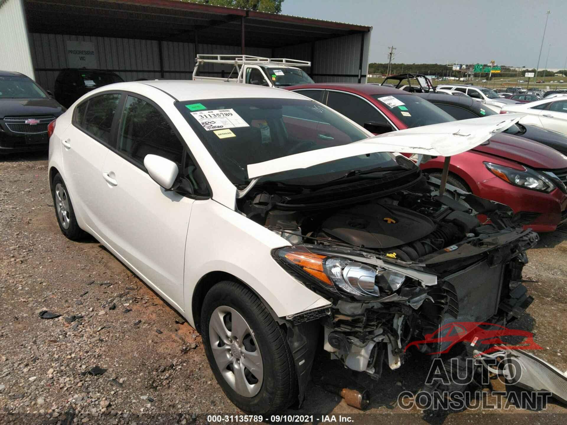 KIA FORTE 2016 - KNAFK4A61G5611051