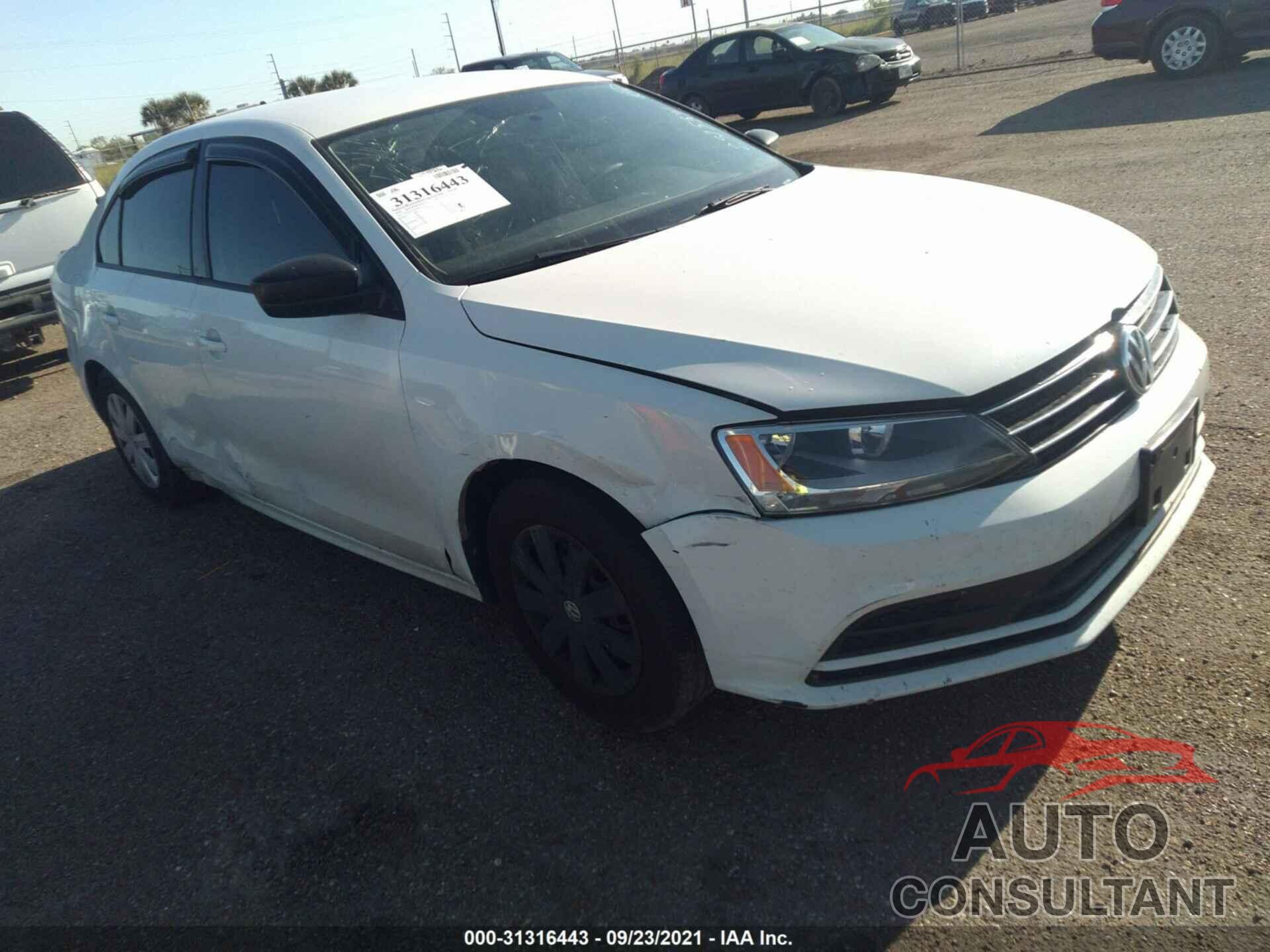 VOLKSWAGEN JETTA SEDAN 2016 - 3VW267AJ7GM231554