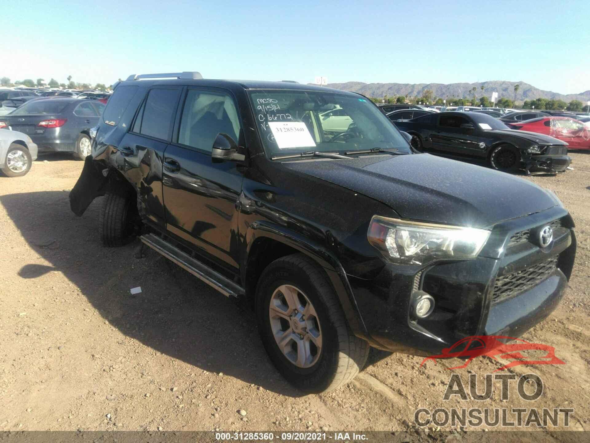 TOYOTA 4RUNNER 2016 - JTEBU5JR3G5309932