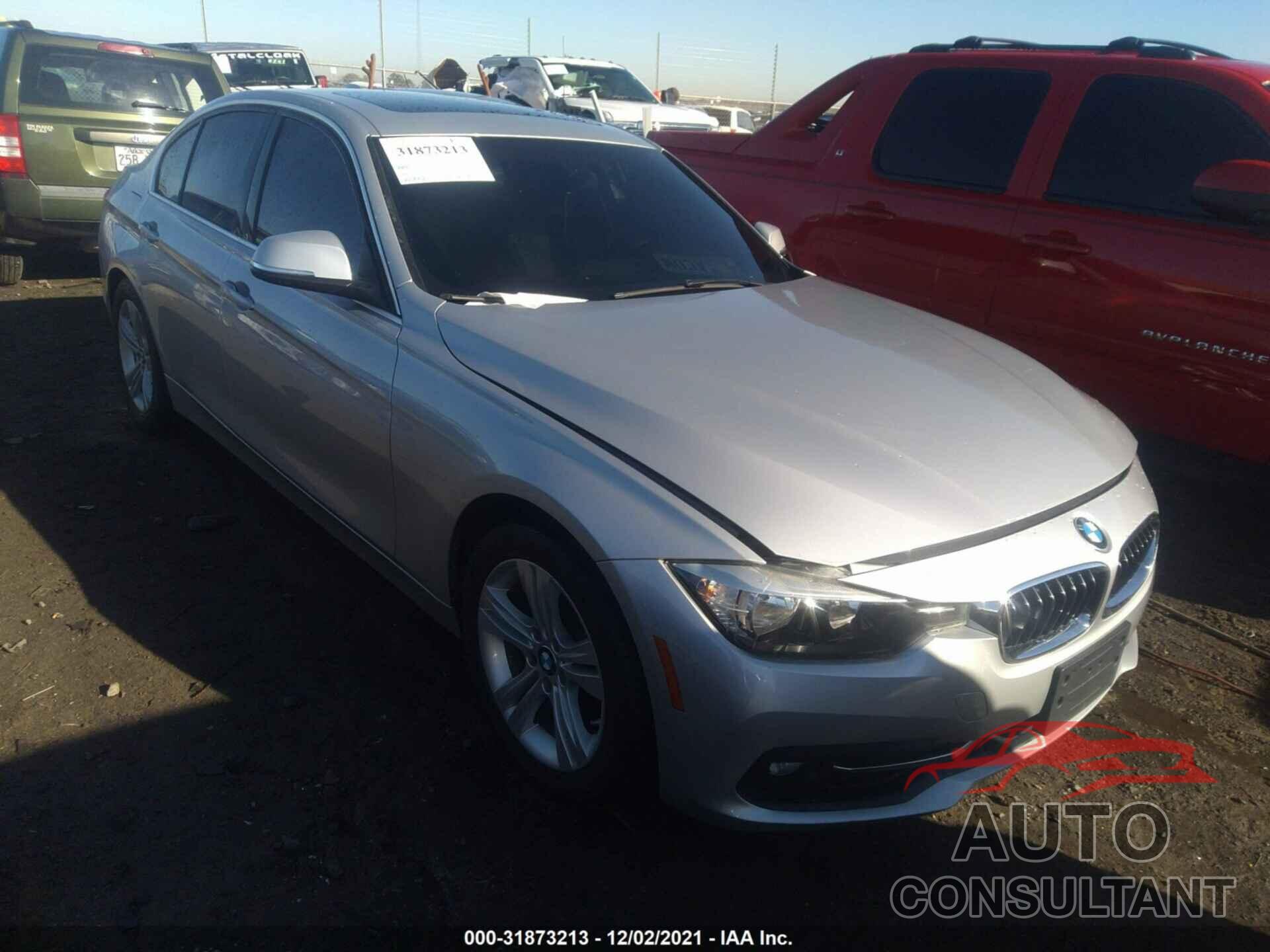 BMW 3 SERIES 2017 - WBA8B9C5XHK884812