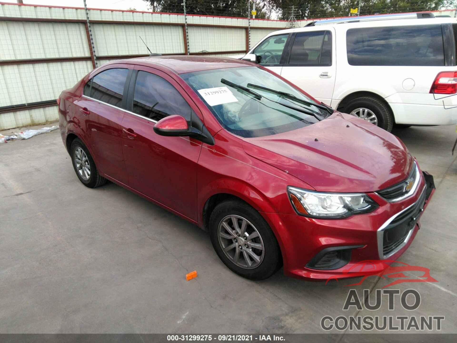 CHEVROLET SONIC 2017 - 1G1JD5SH3H4131378