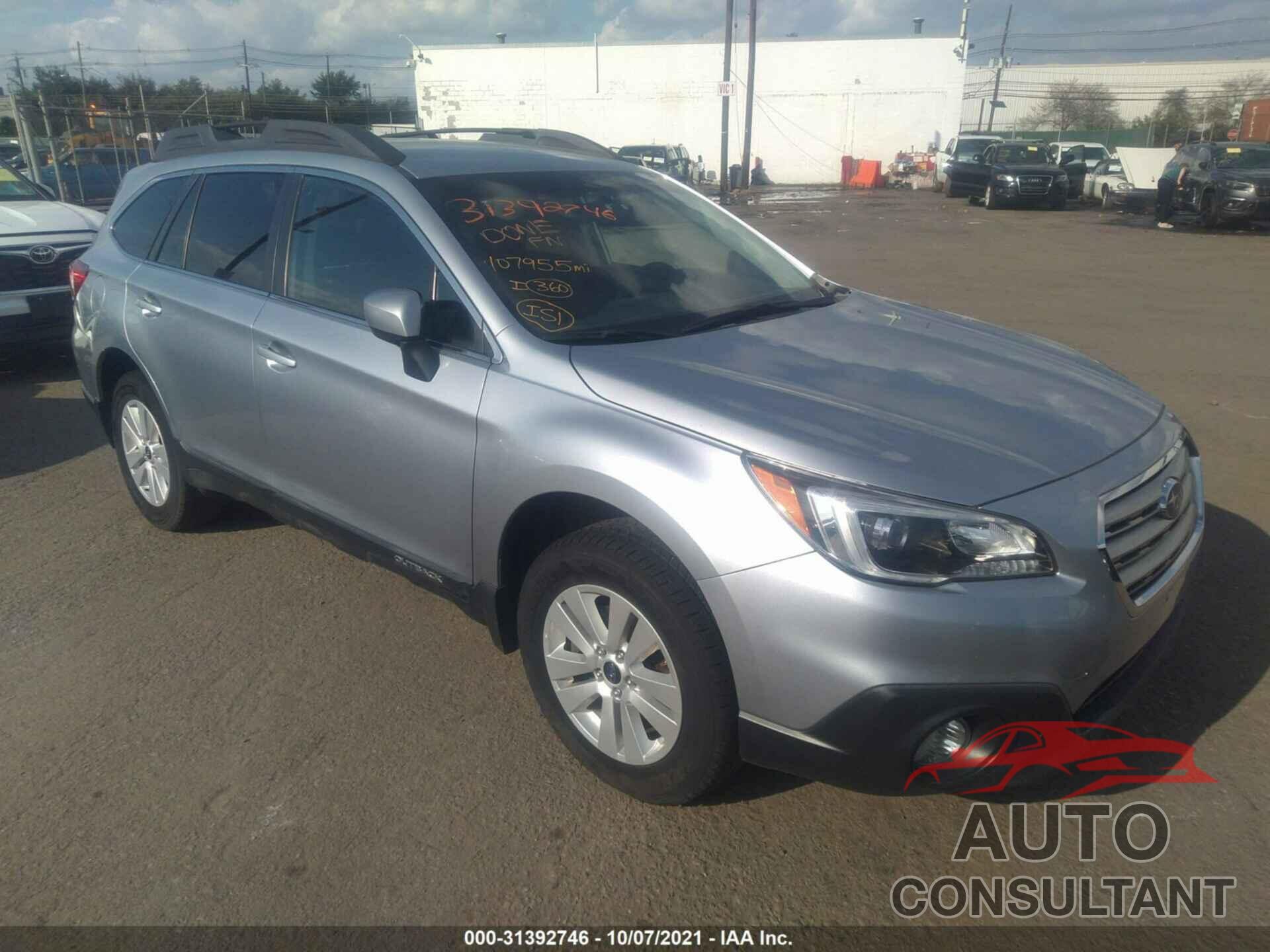 SUBARU OUTBACK 2017 - 4S4BSACC5H3369490