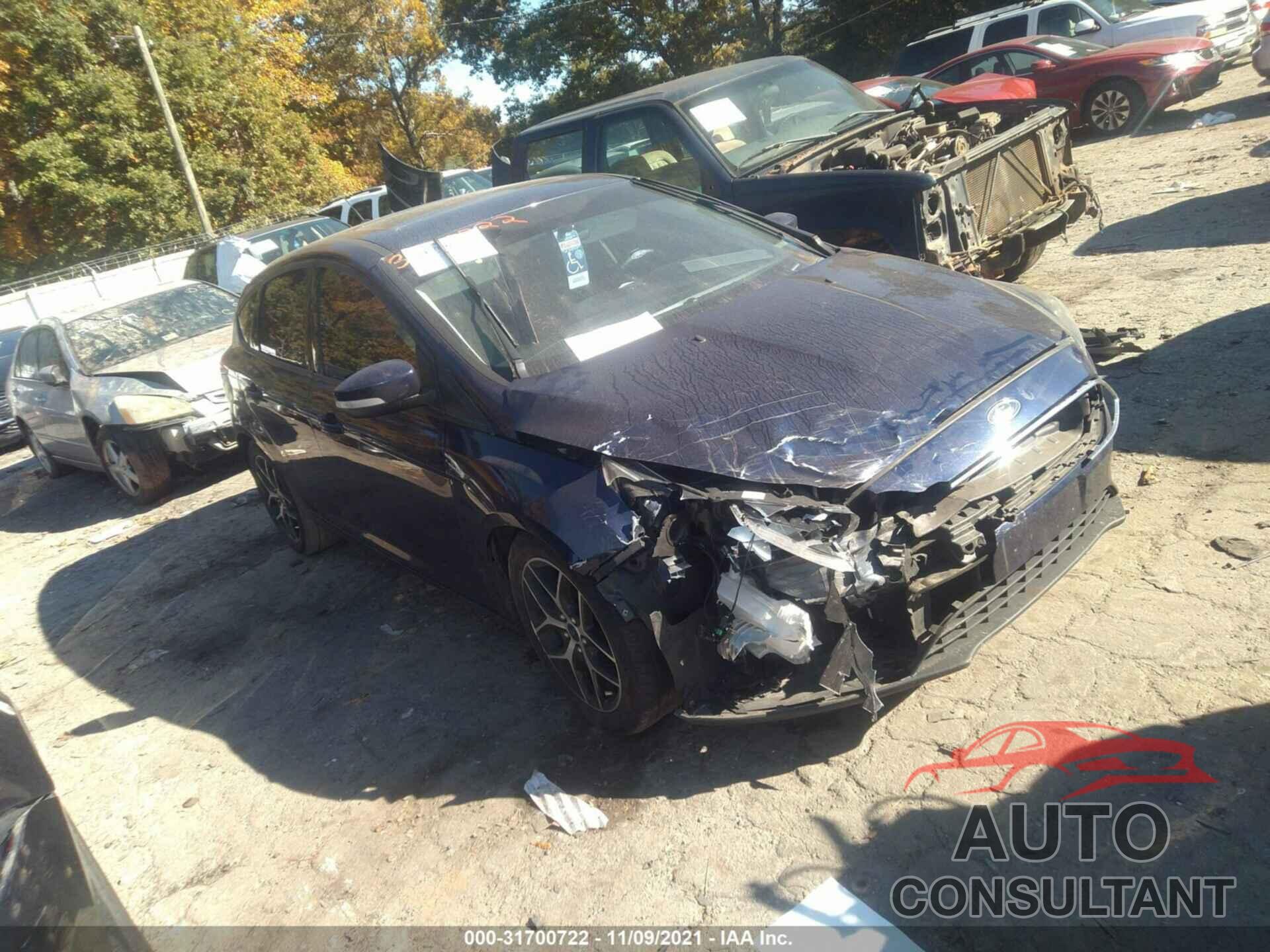 FORD FOCUS 2017 - 1FADP3M22HL305770