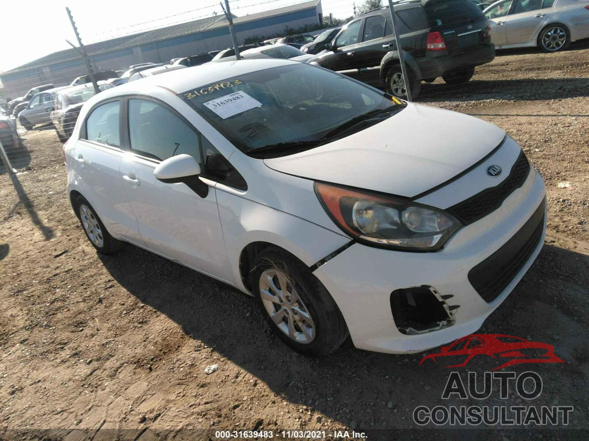 KIA RIO 2016 - KNADM5A37G6665428