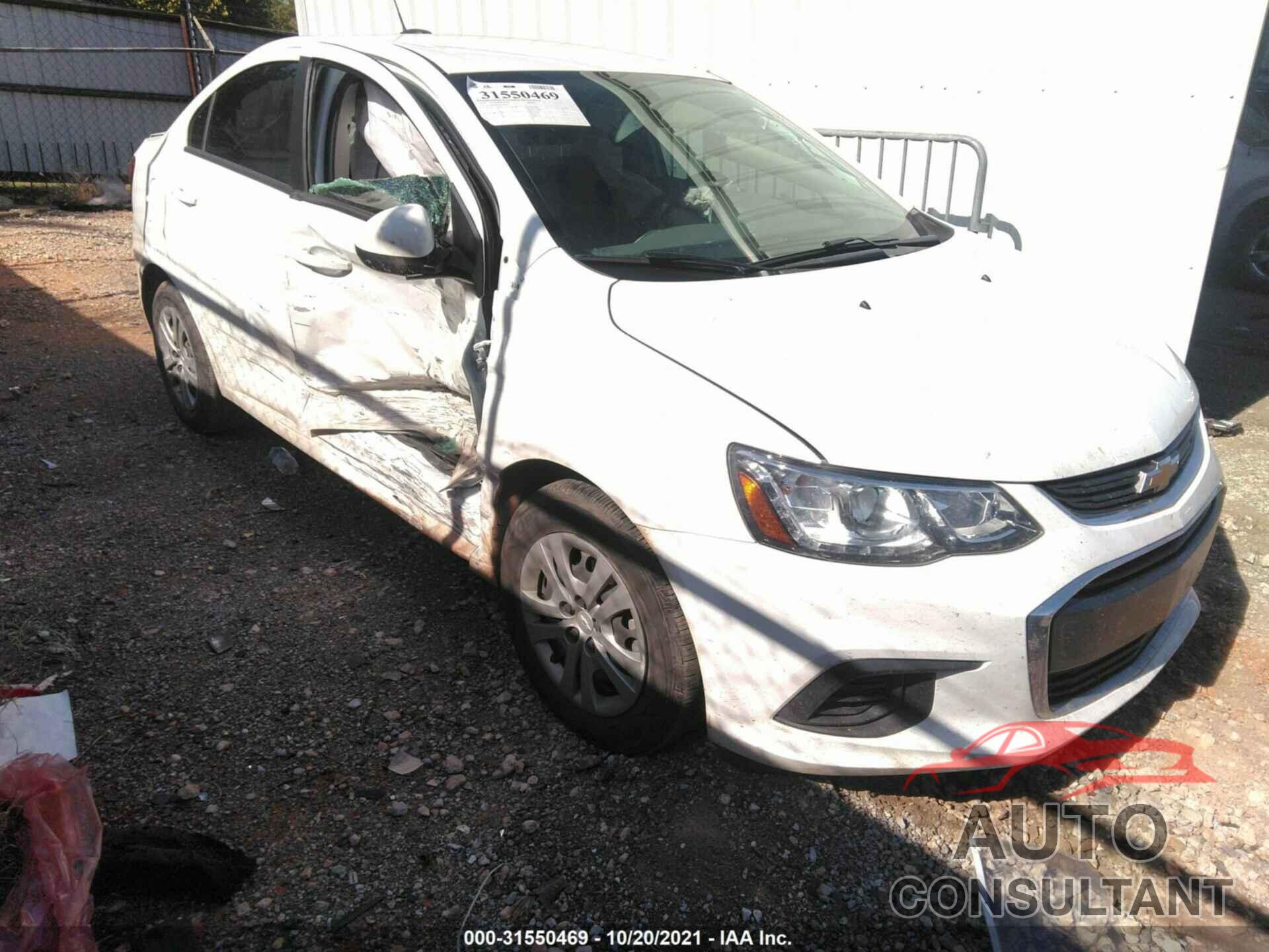 CHEVROLET SONIC 2020 - 1G1JB5SBXL4122073