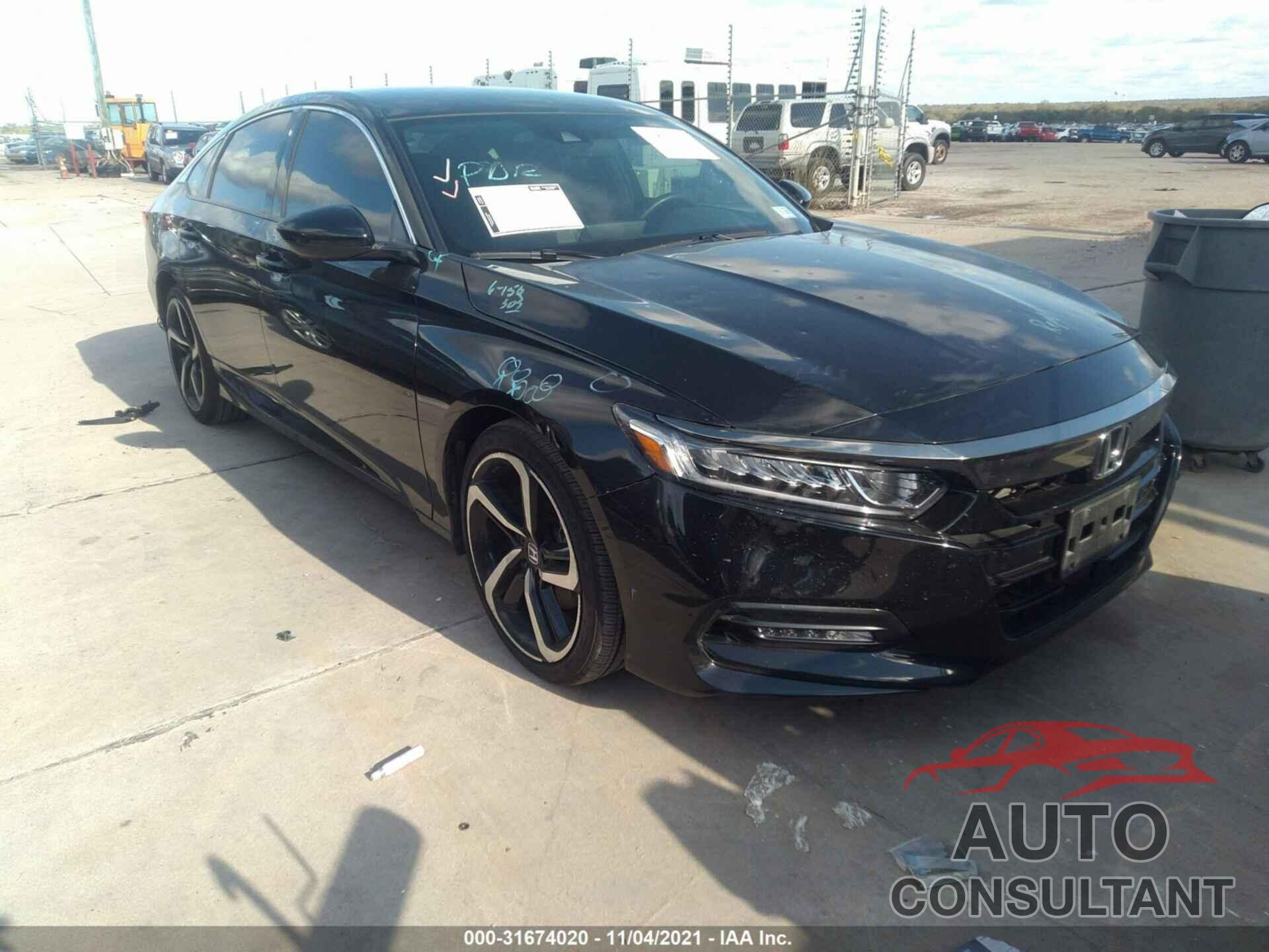 HONDA ACCORD SEDAN 2018 - 1HGCV1F37JA256414