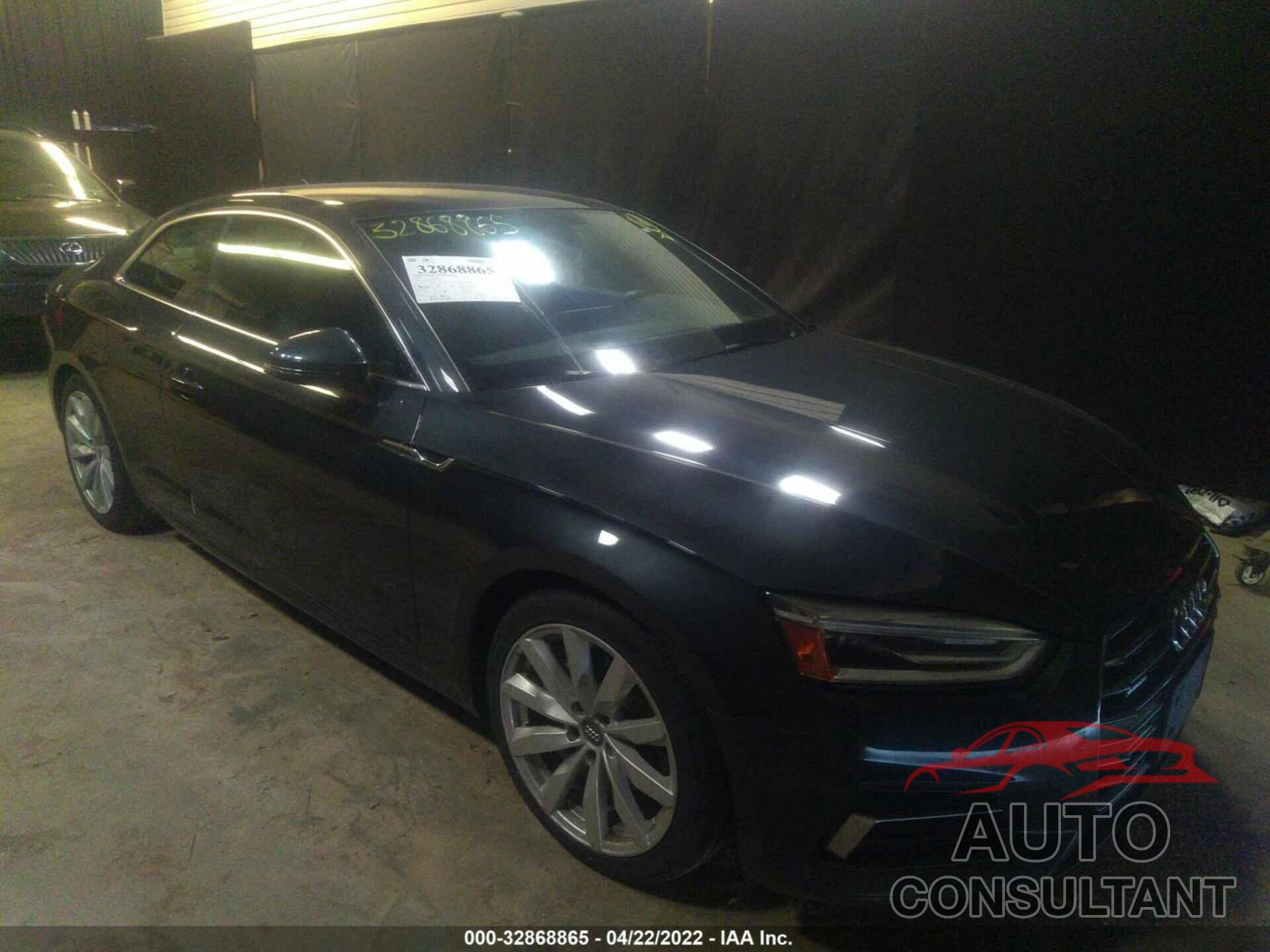 AUDI A5 COUPE 2018 - WAUNNAF58JA078034