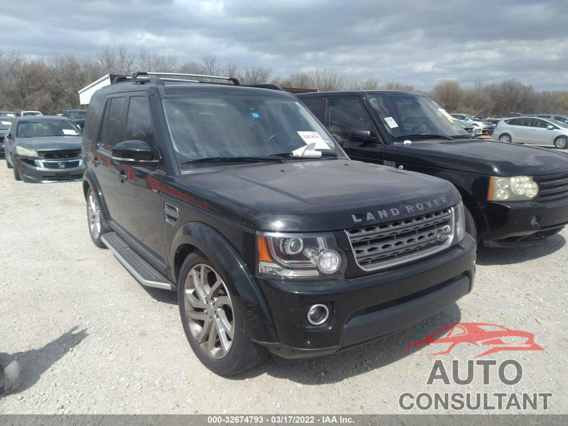 LAND ROVER LR4 2016 - SALAG2V66GA824672