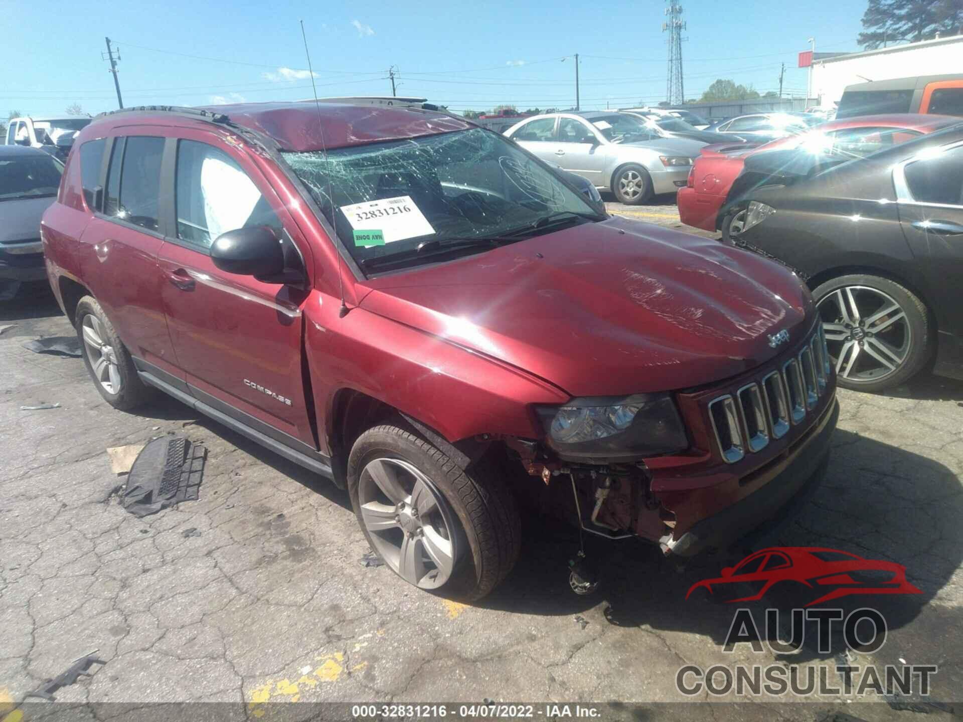 JEEP COMPASS 2016 - 1C4NJCBA1GD688572