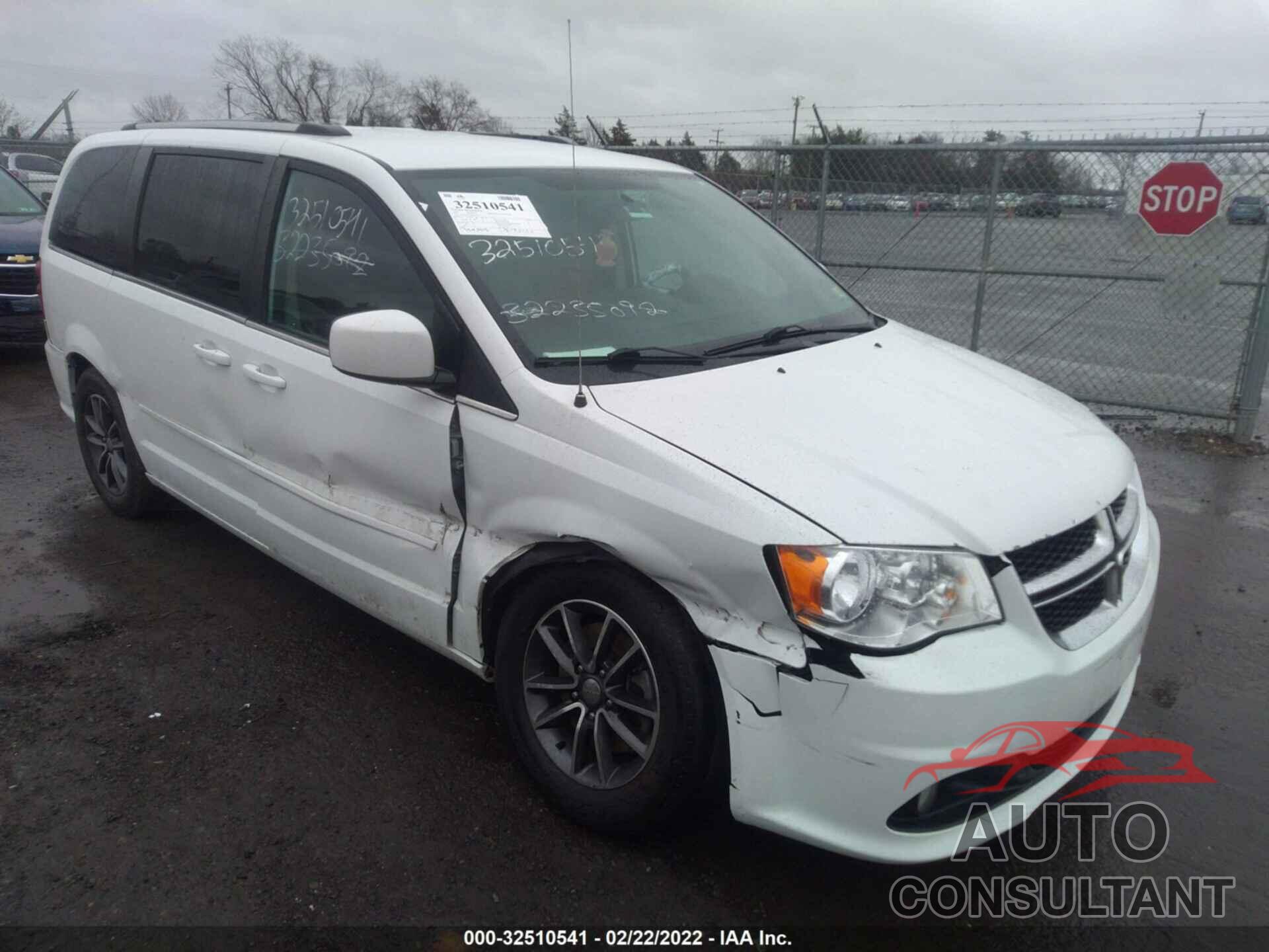 DODGE GRAND CARAVAN 2017 - 2C4RDGCG9HR685226