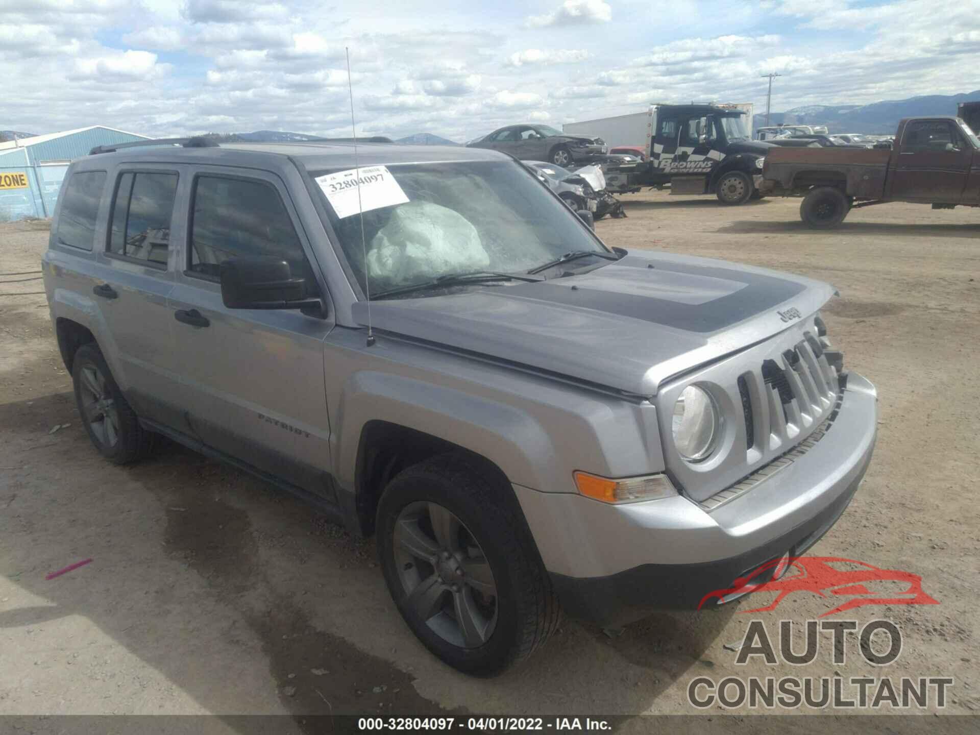 JEEP PATRIOT 2017 - 1C4NJPBA3HD200814