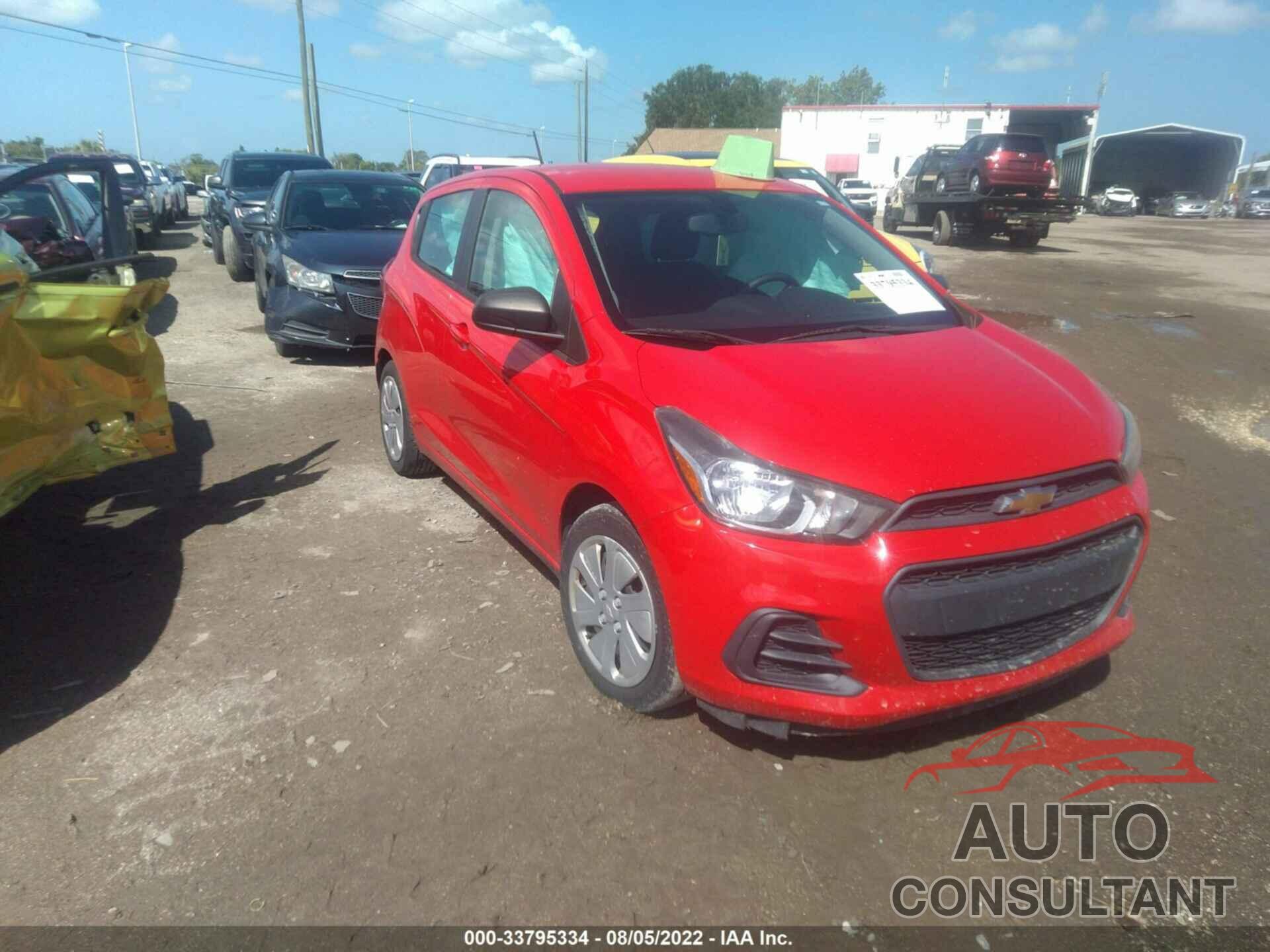 CHEVROLET SPARK 2016 - KL8CB6SA5GC634227