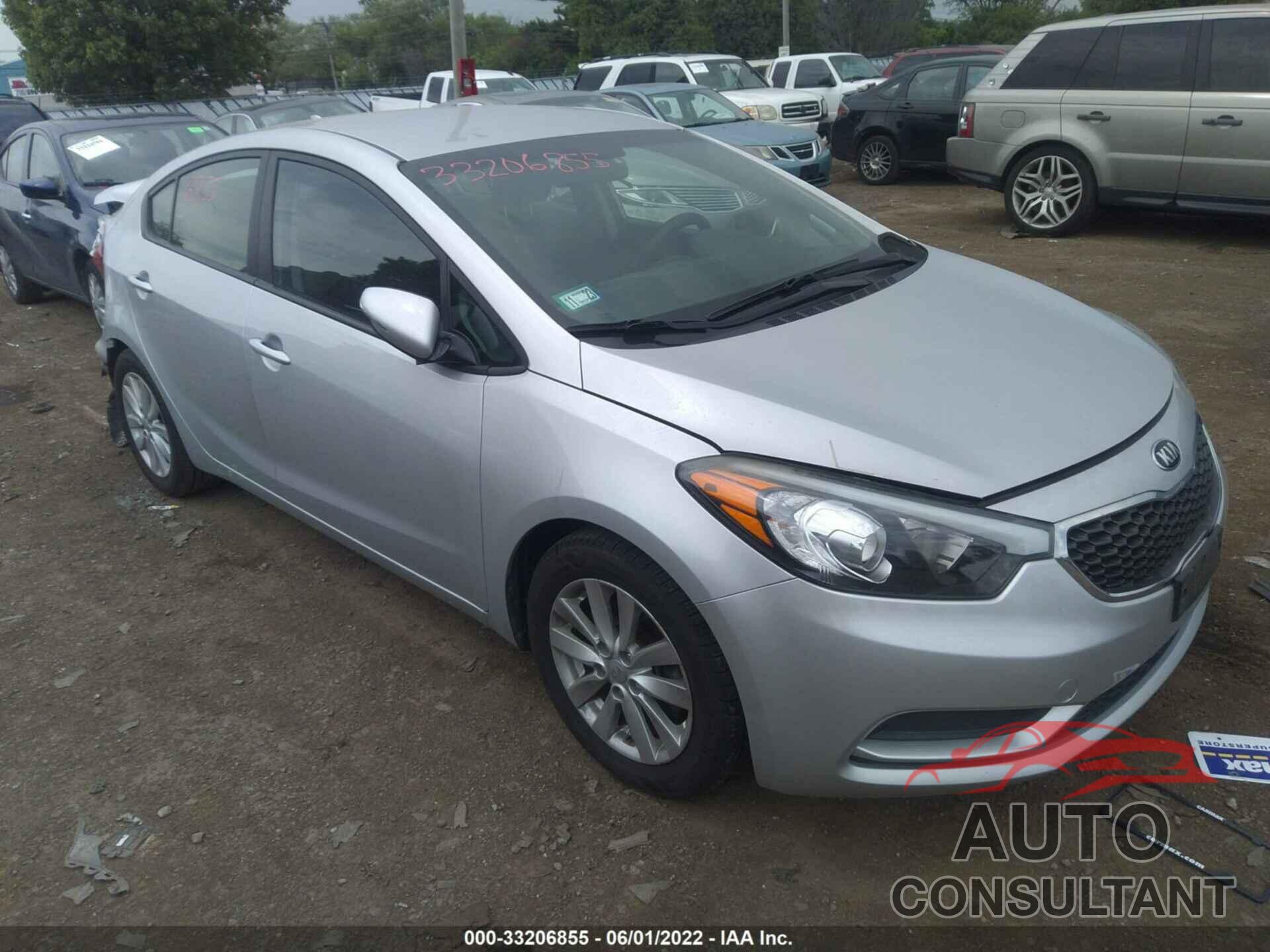 KIA FORTE 2016 - KNAFX4A69G5478234