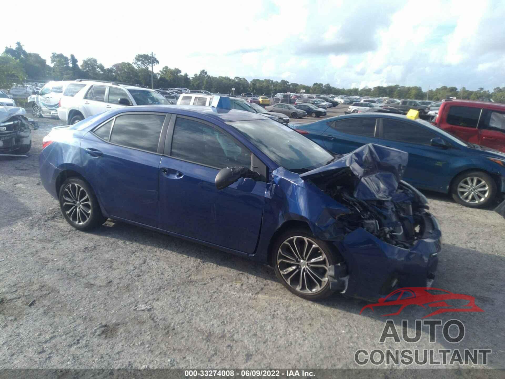 TOYOTA COROLLA 2016 - 2T1BURHE6GC542317