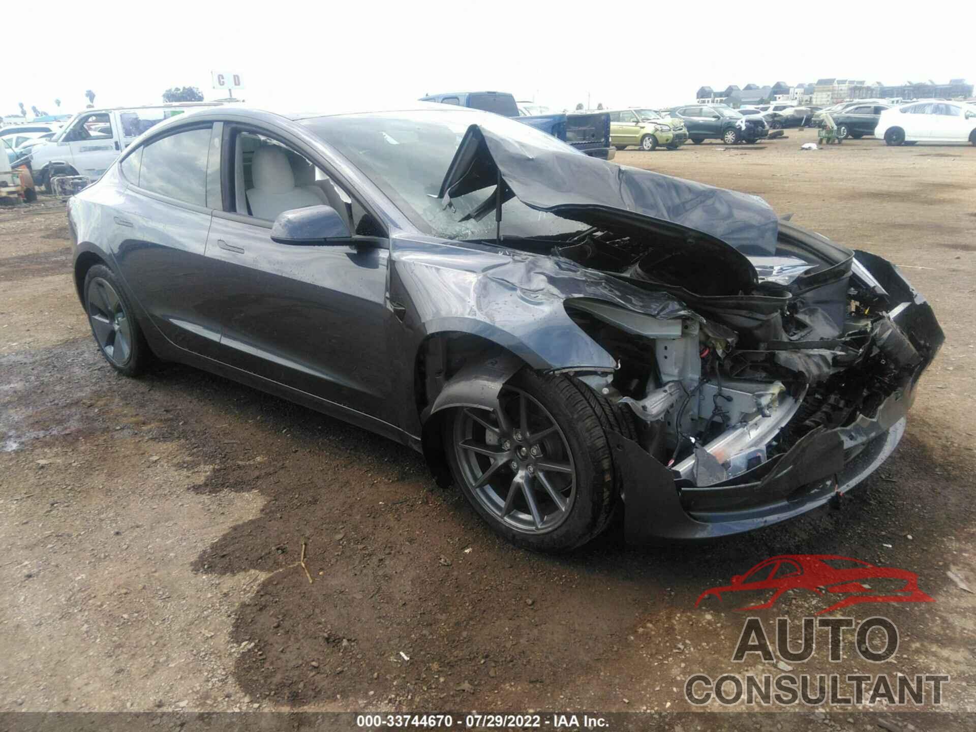 TESLA MODEL 3 2022 - 5YJ3E1EB7NF275730
