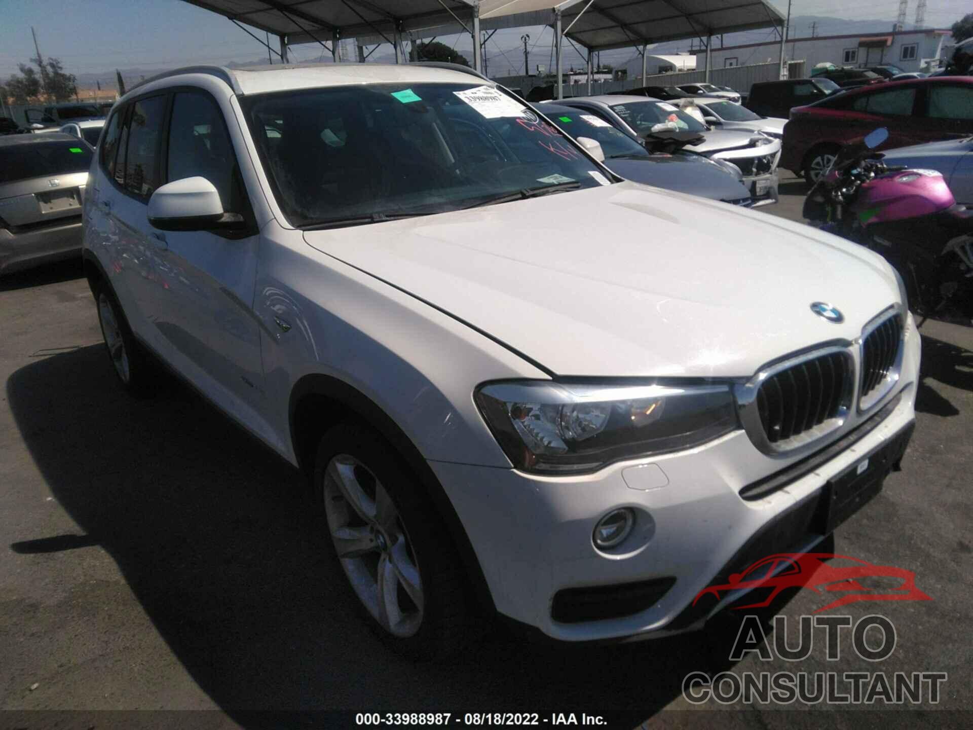 BMW X3 2017 - 5UXWZ7C33H0X40389