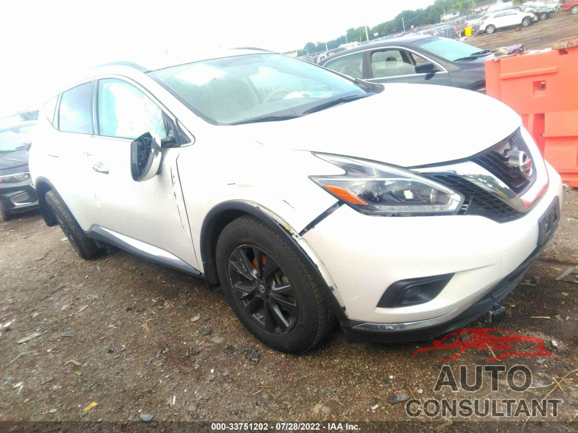 NISSAN MURANO 2018 - 5N1AZ2MH4JN199320