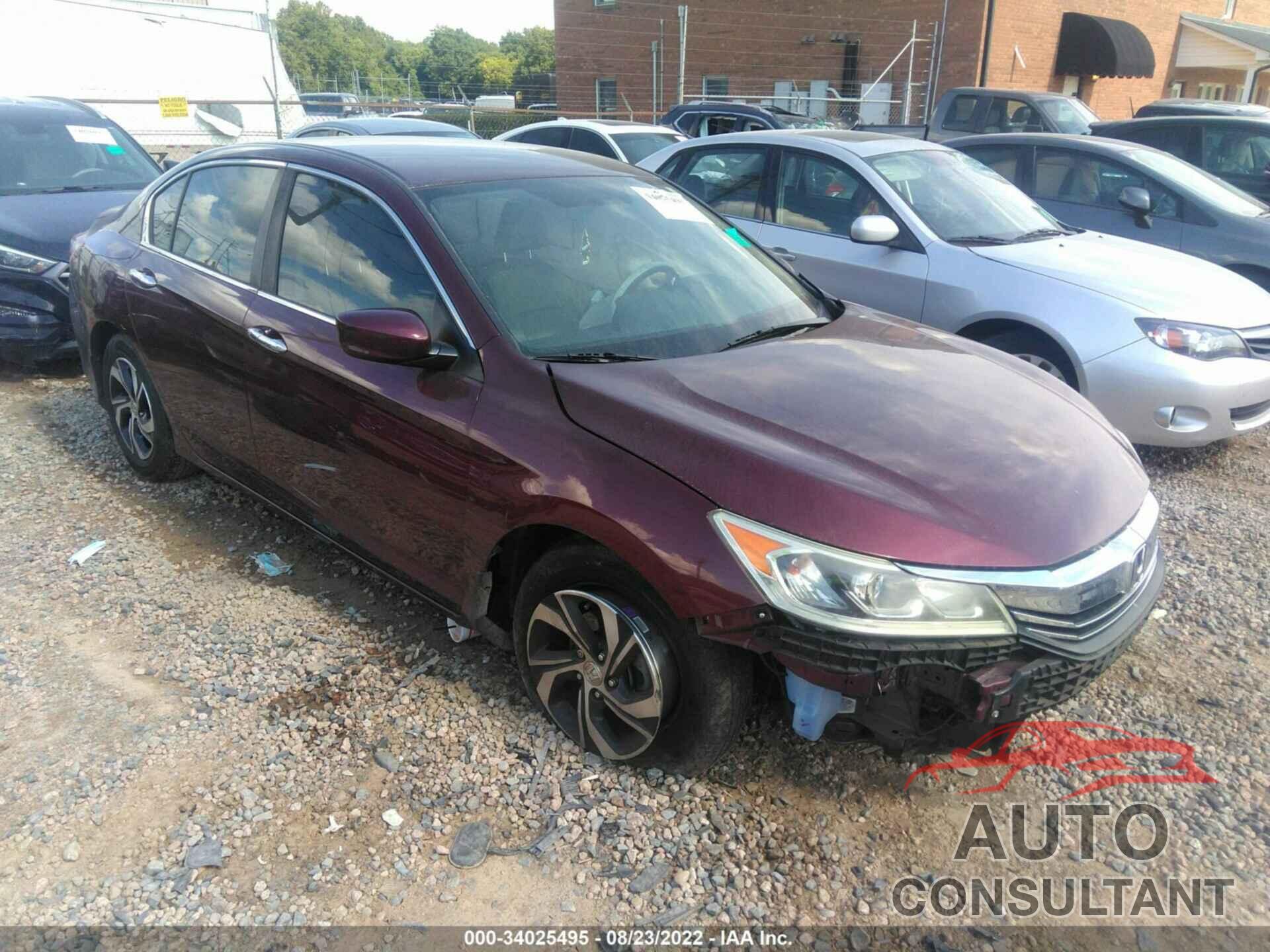 HONDA ACCORD SEDAN 2016 - 1HGCR2F3XGA050670