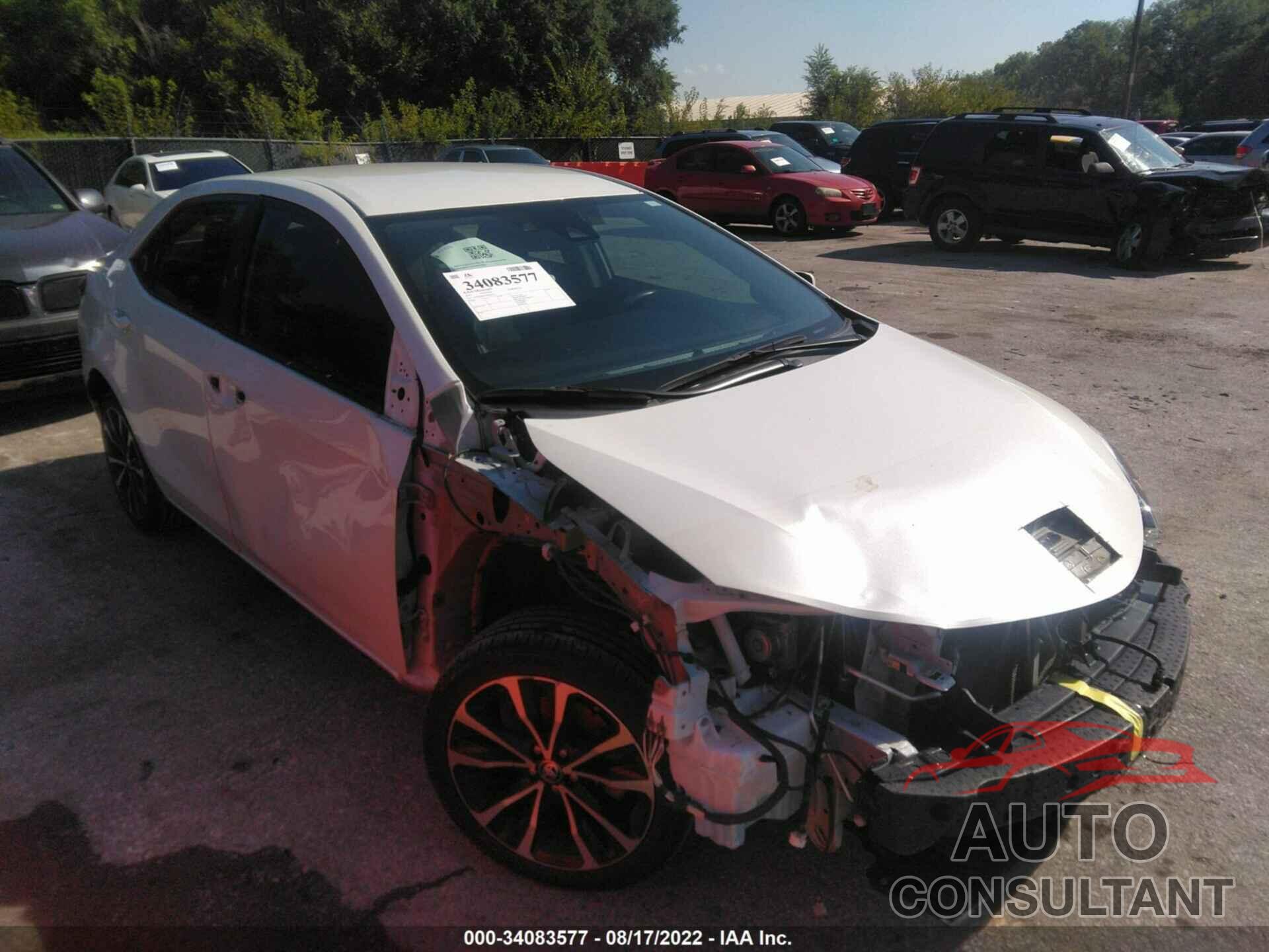 TOYOTA COROLLA 2017 - 5YFBURHE1HP642777