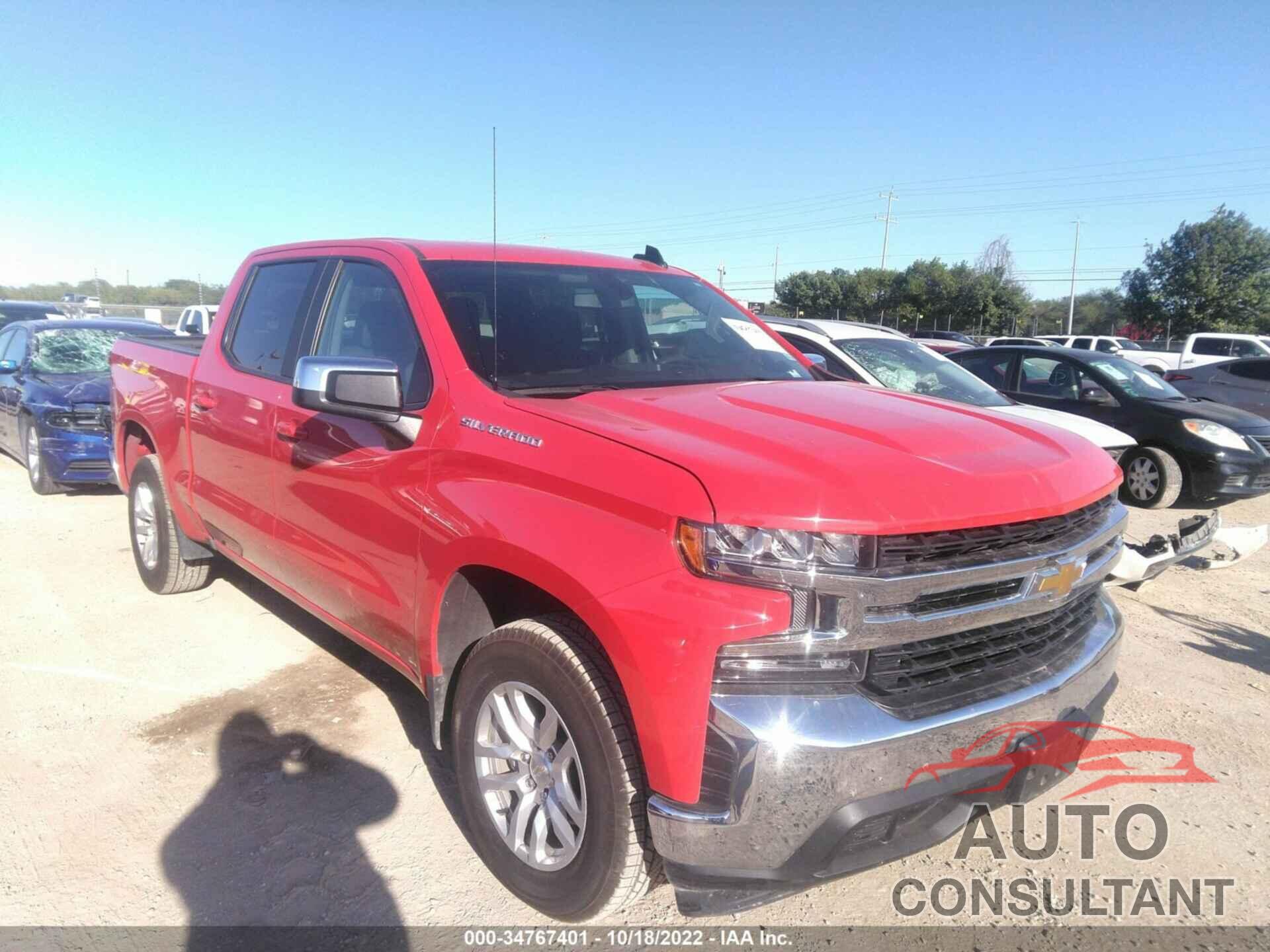 CHEVROLET SILVERADO 1500 2020 - 3GCPWCED6LG119455