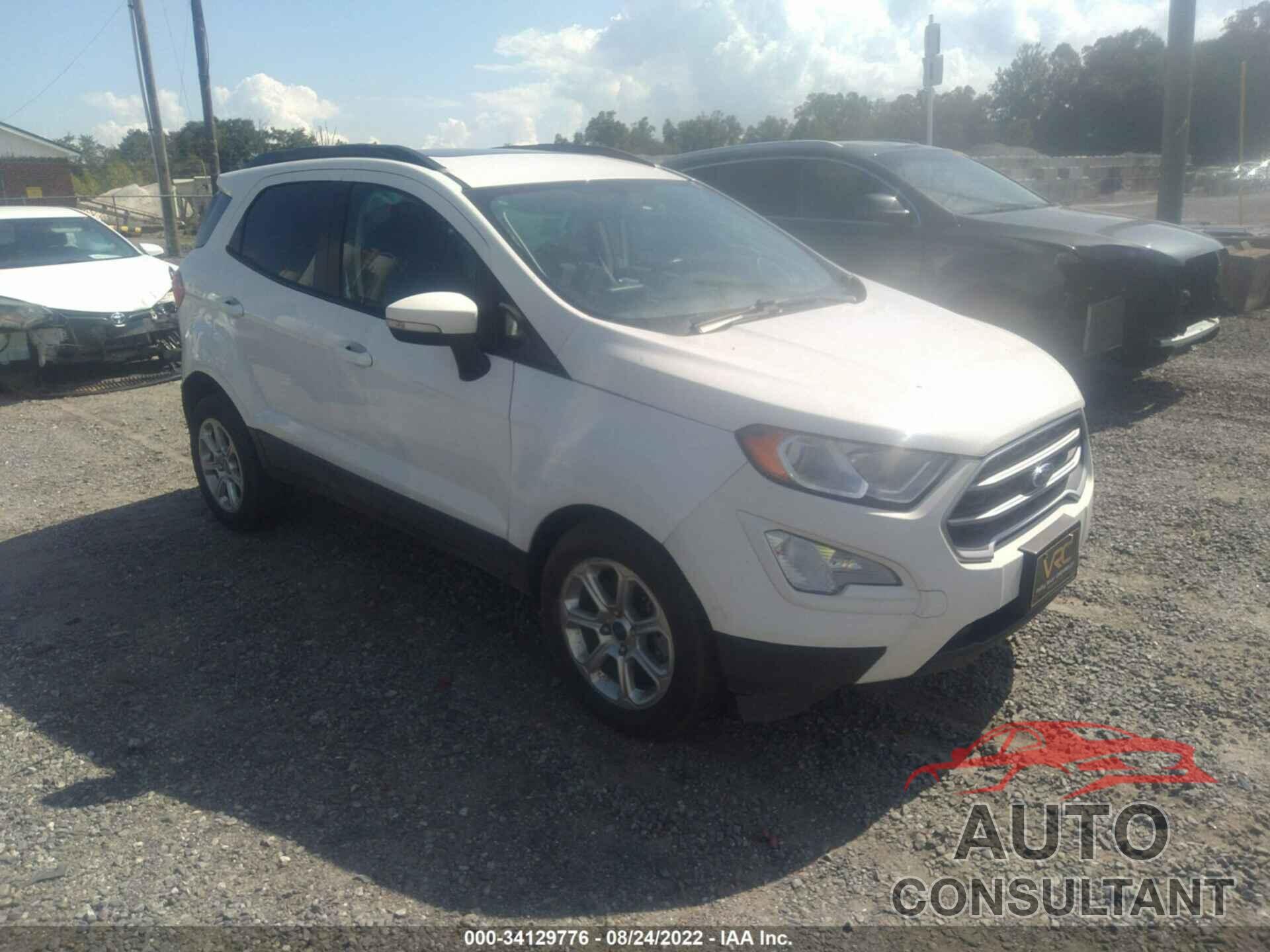 FORD ECOSPORT 2018 - MAJ3P1TE1JC242744