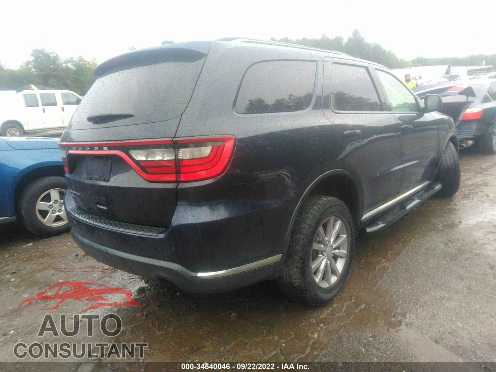 DODGE DURANGO 2017 - 1C4RDJAG4HC884001