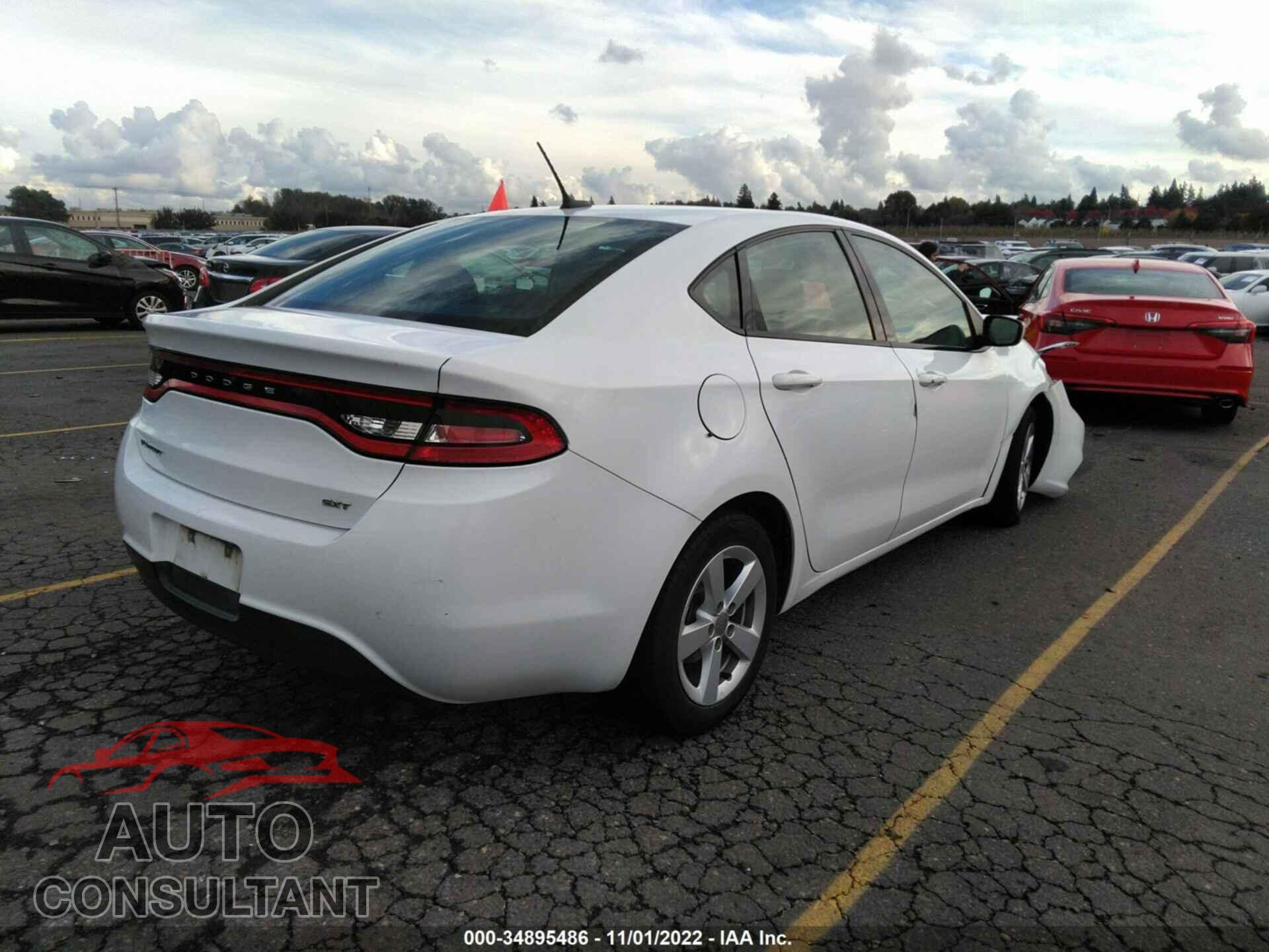 DODGE DART 2016 - 1C3CDFBB6GD766406