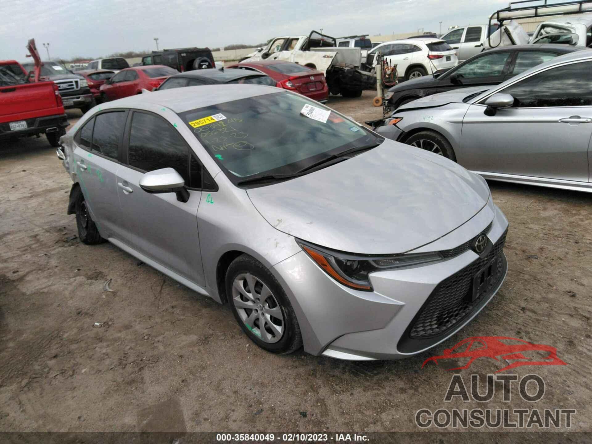 TOYOTA COROLLA 2020 - 5YFEPRAE9LP056321