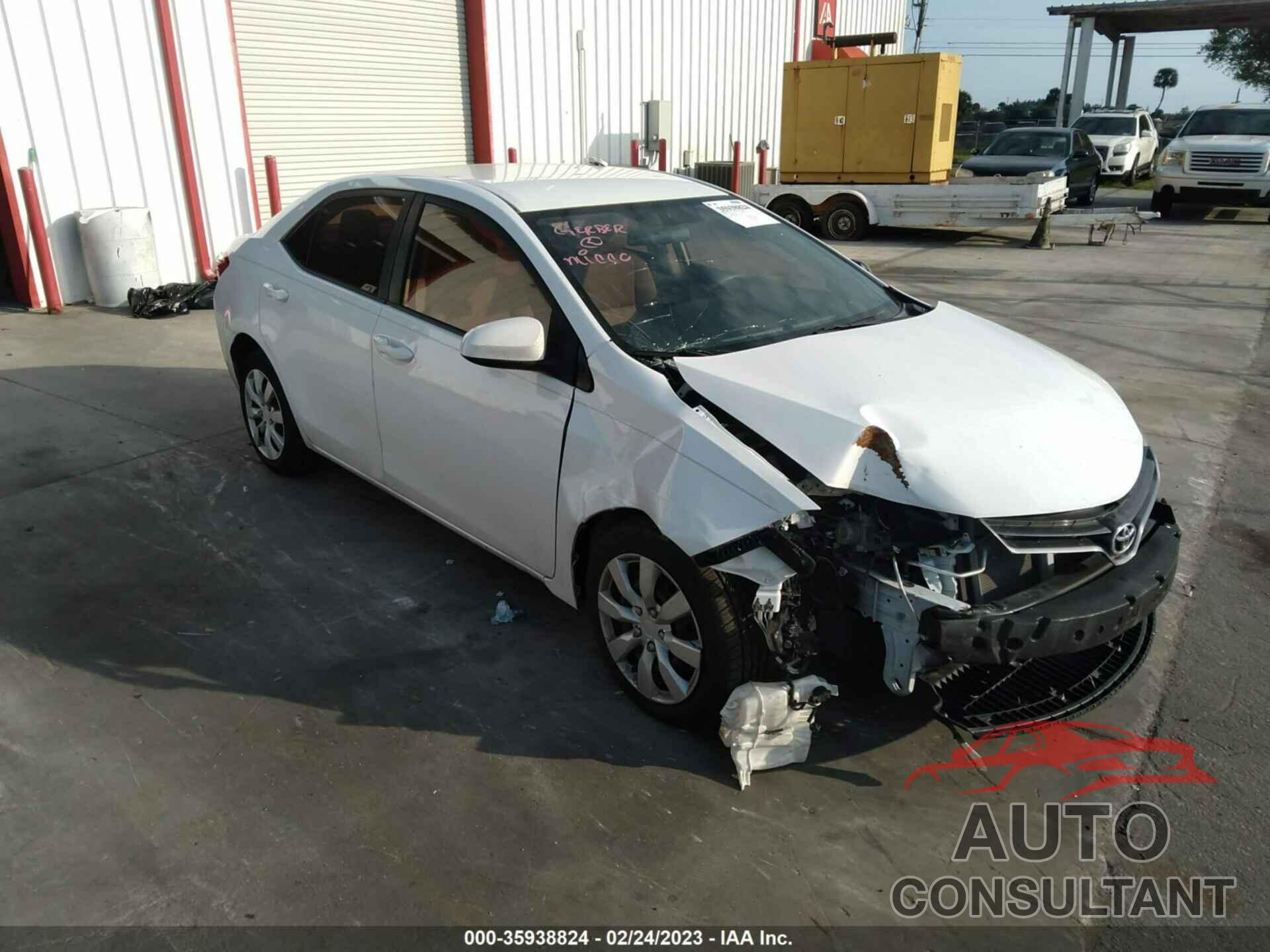 TOYOTA COROLLA 2016 - 2T1BURHE2GC666486
