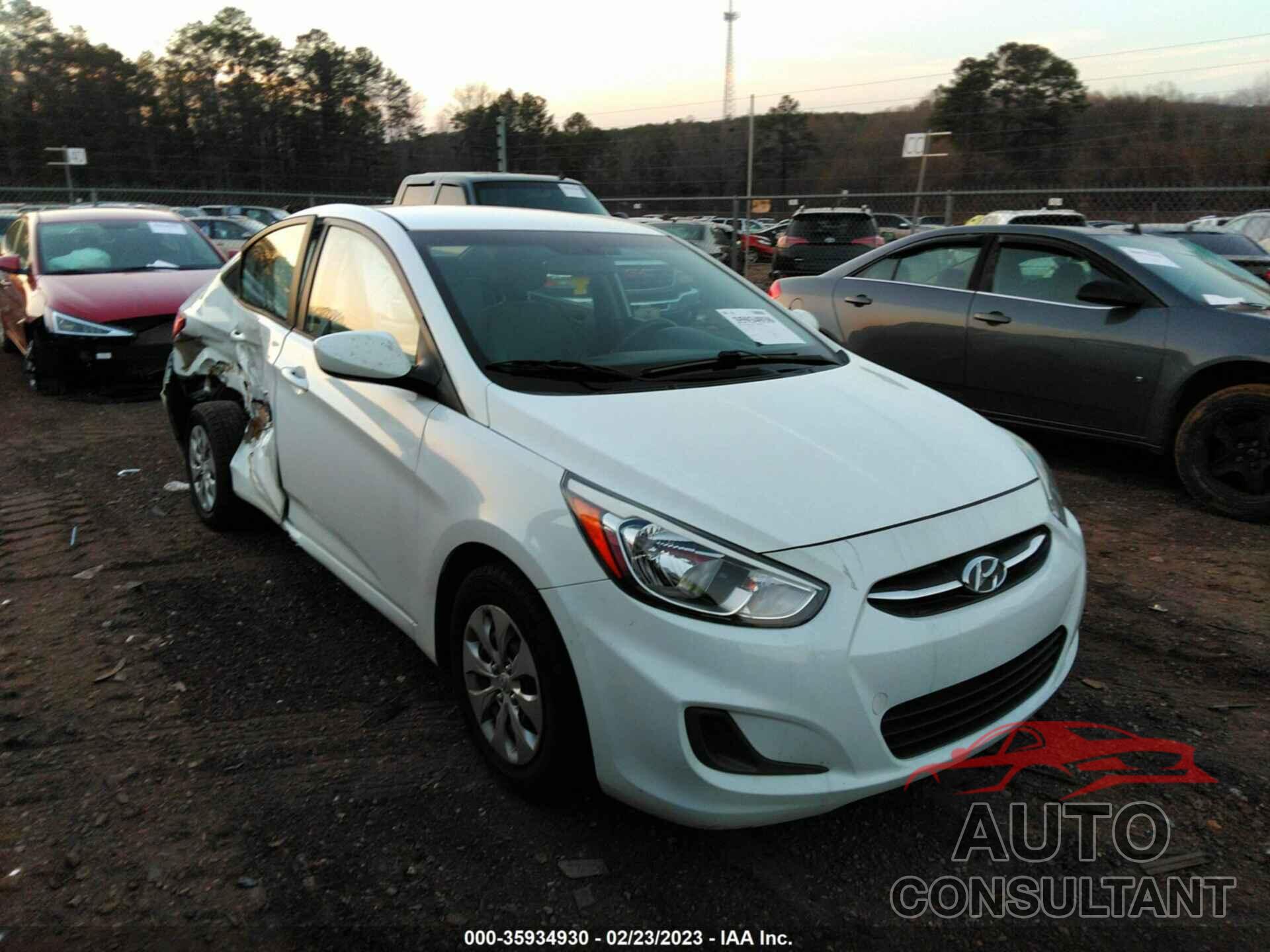 HYUNDAI ACCENT 2016 - KMHCT4AE5GU977302