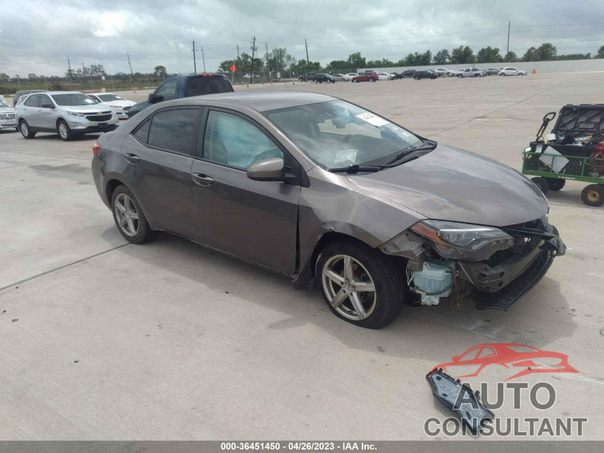 TOYOTA COROLLA 2018 - 2T1BURHE0JC988602