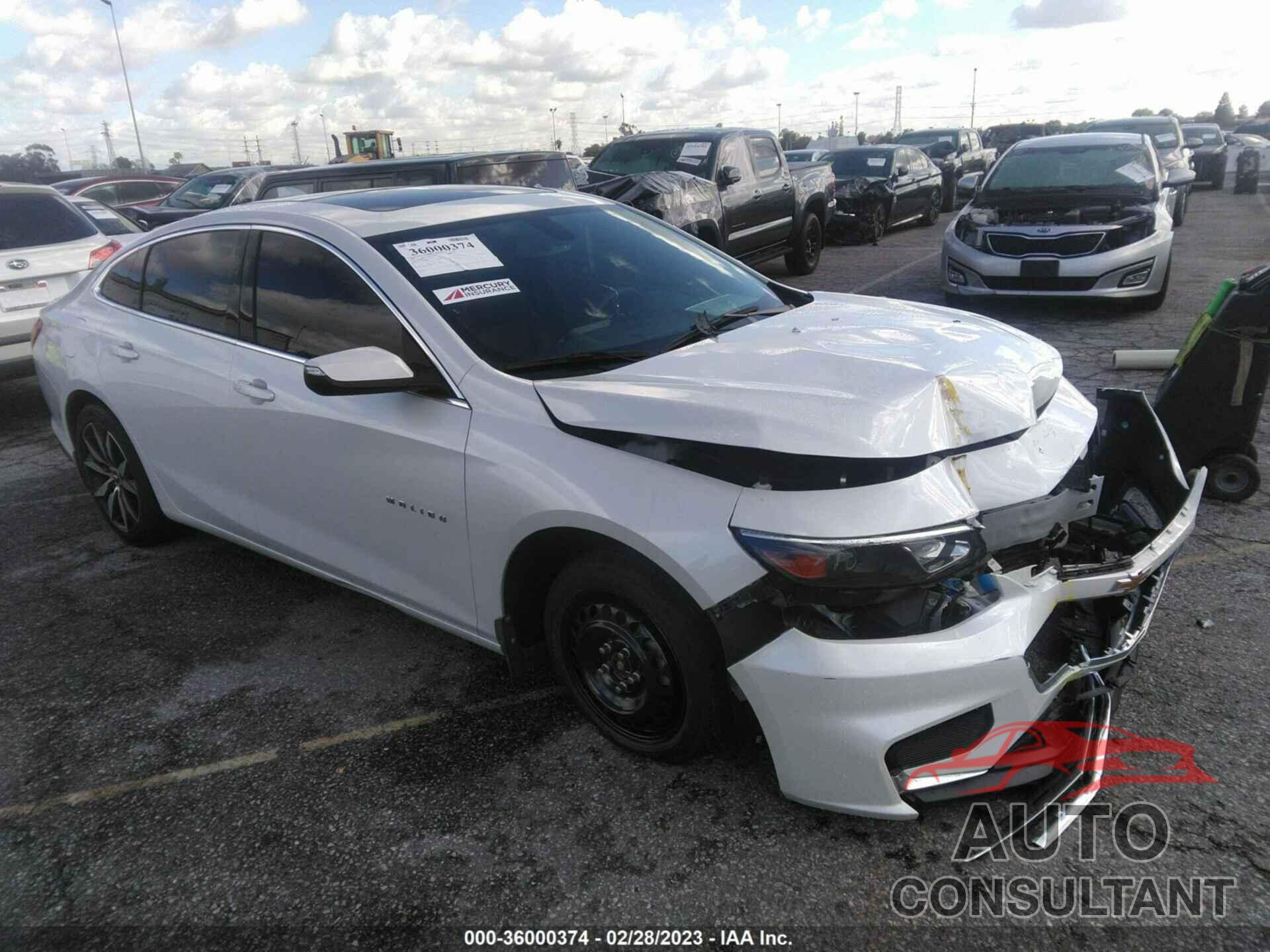 CHEVROLET MALIBU 2017 - 1G1ZE5ST5HF182681