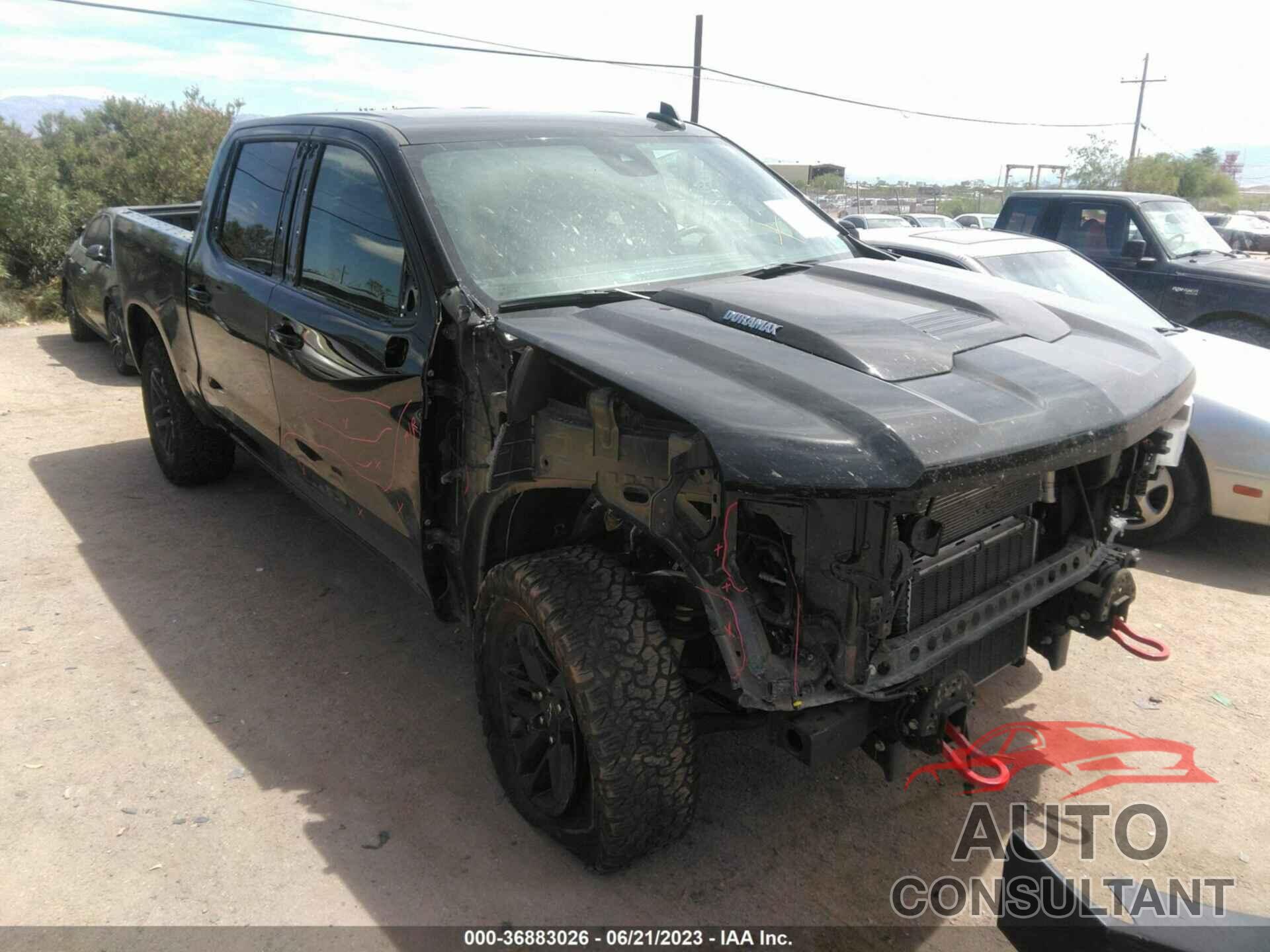 CHEVROLET SILVERADO 1500 2022 - 3GCUDFET9NG683475