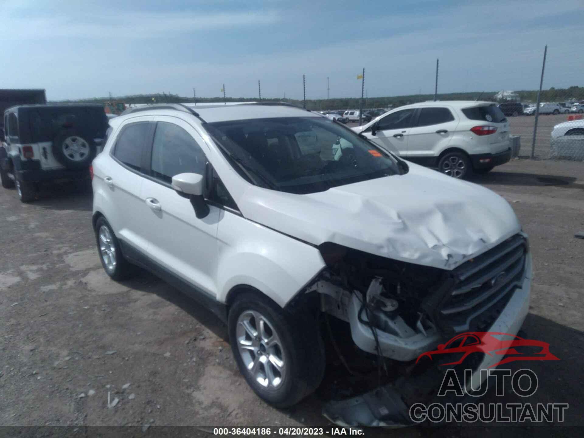 FORD ECOSPORT 2019 - MAJ3S2GE7KC308259