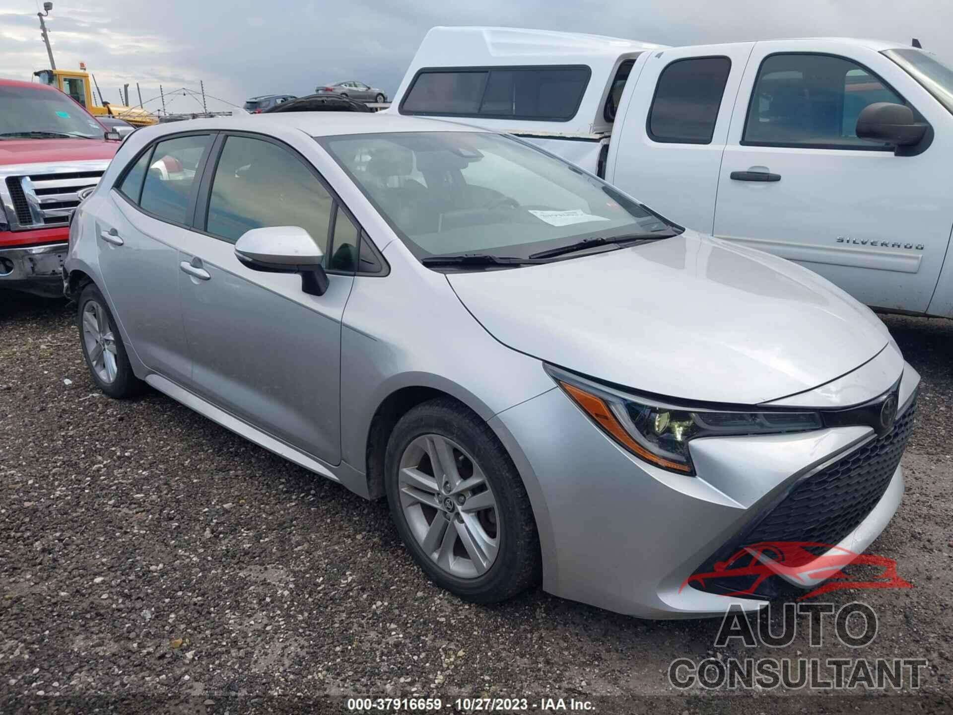 TOYOTA COROLLA HATCHBACK 2019 - JTNK4RBE8K3043895