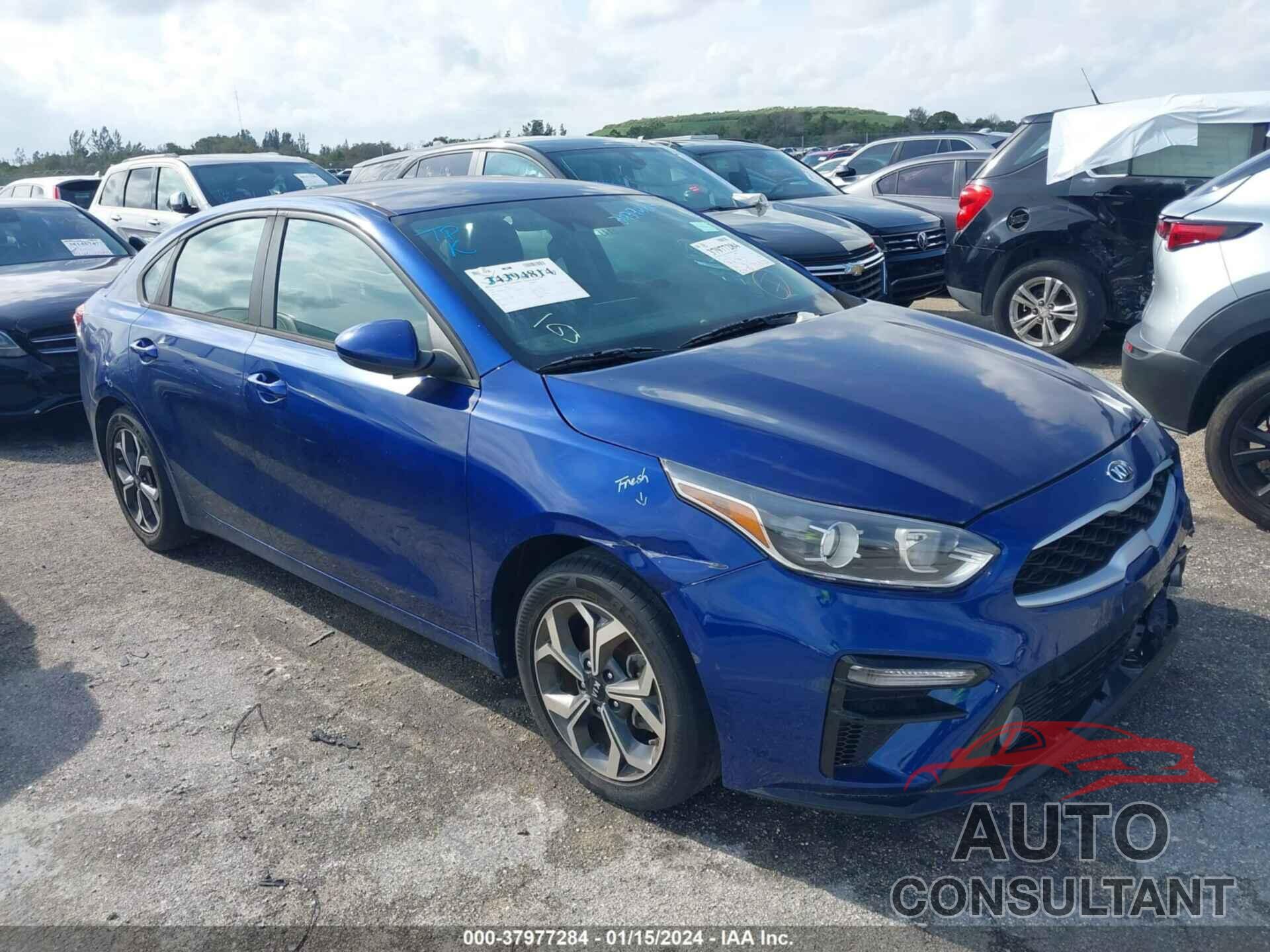 KIA FORTE 2020 - 3KPF24AD2LE171521