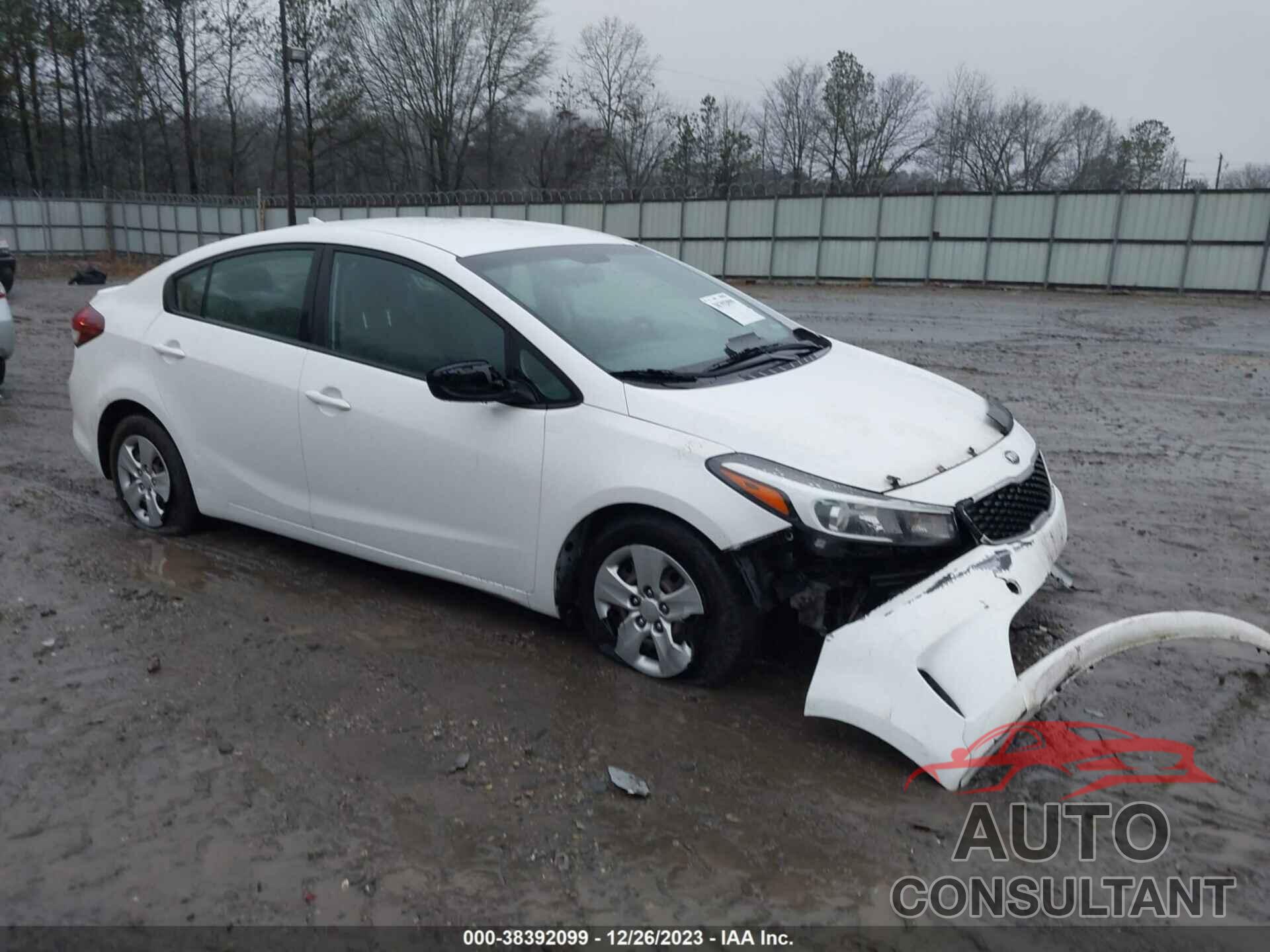 KIA FORTE 2017 - 3KPFL4A76HE094022