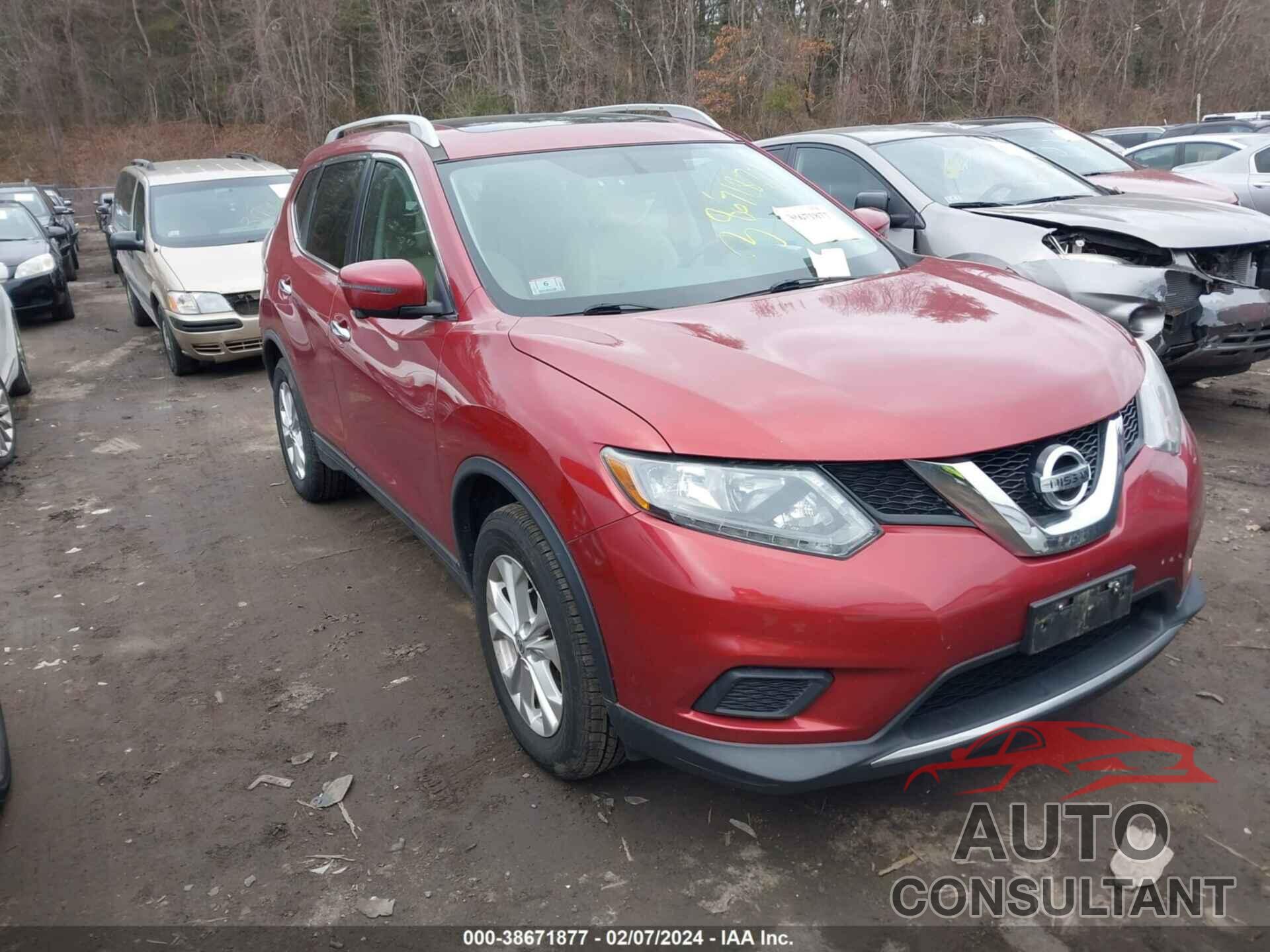 NISSAN ROGUE 2016 - 5N1AT2MV8GC857331