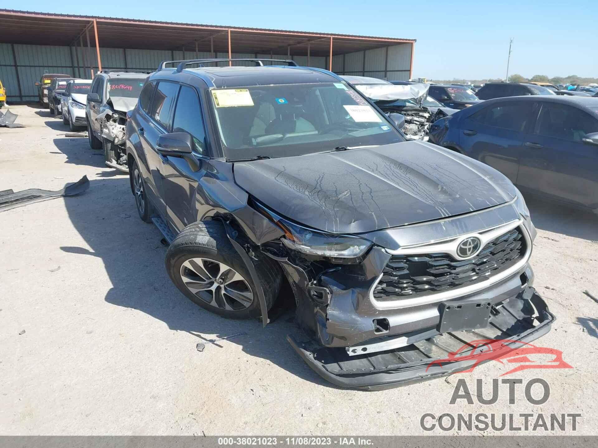 TOYOTA HIGHLANDER 2021 - 5TDGZRAH6MS085250