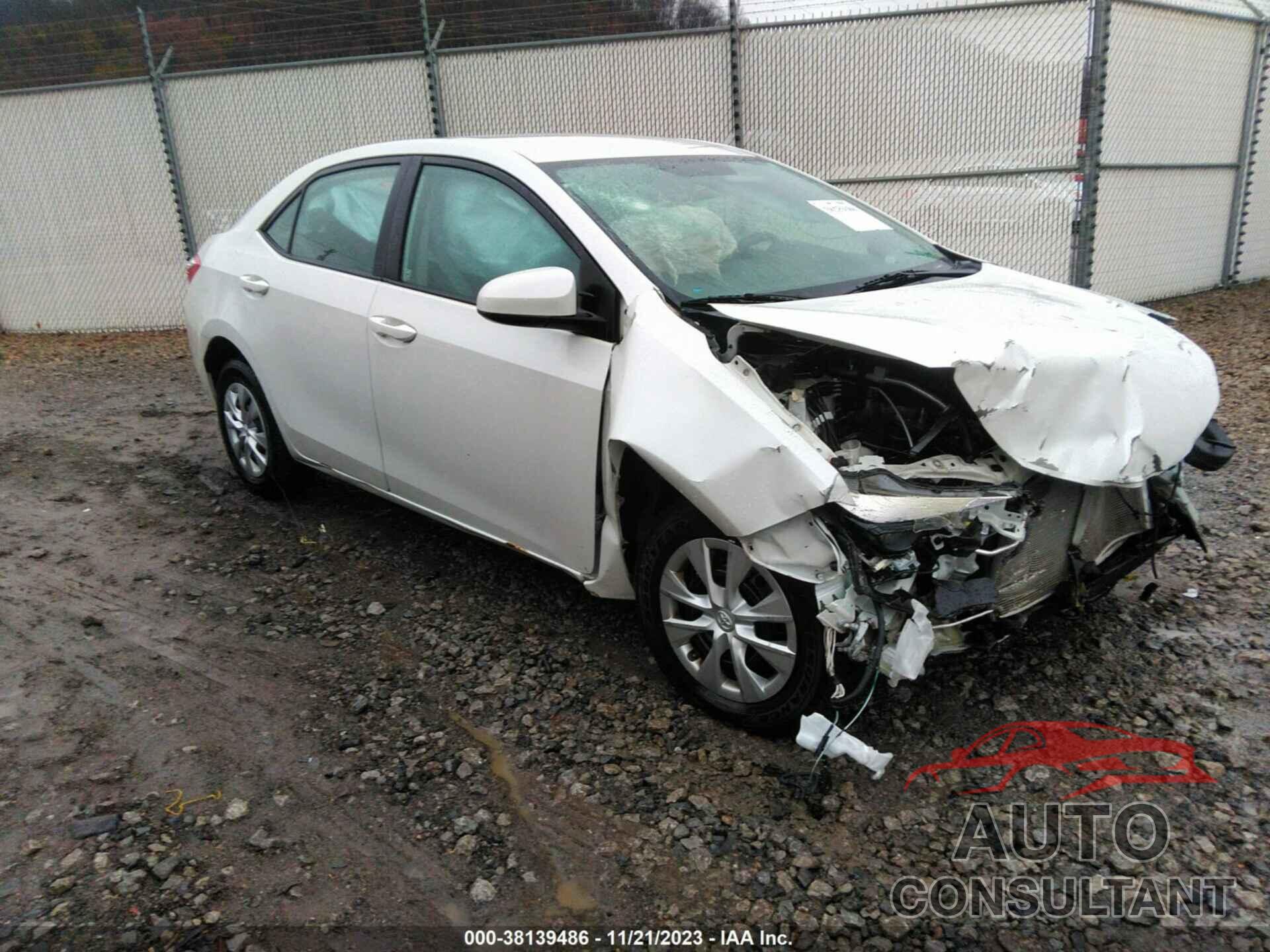TOYOTA COROLLA 2015 - 5YFBPRHEXFP259425