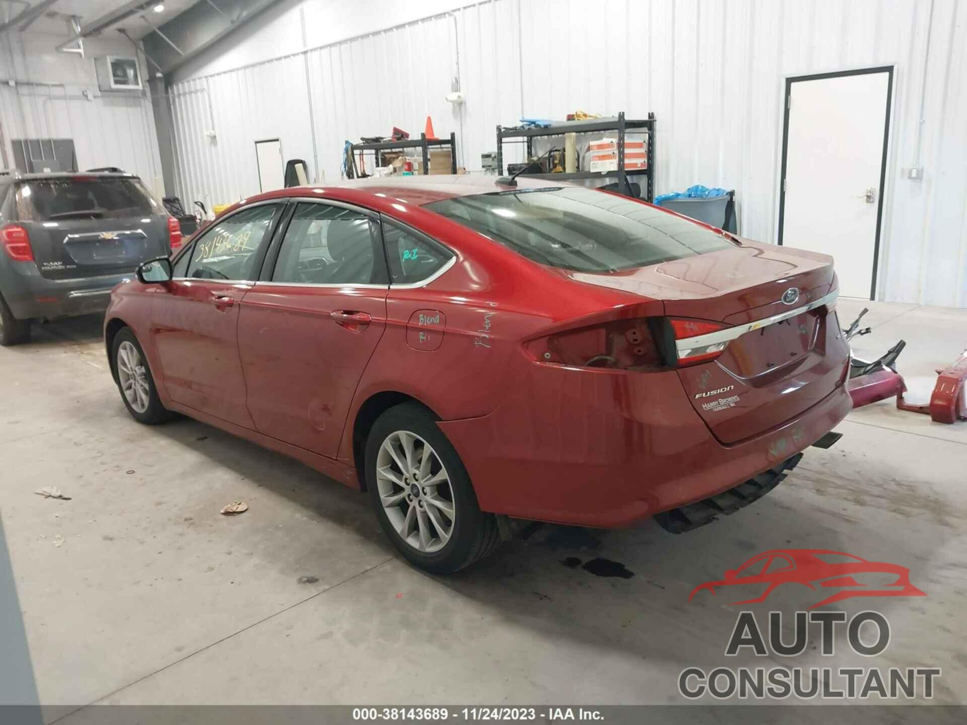 FORD FUSION 2017 - 3FA6P0H71HR200989