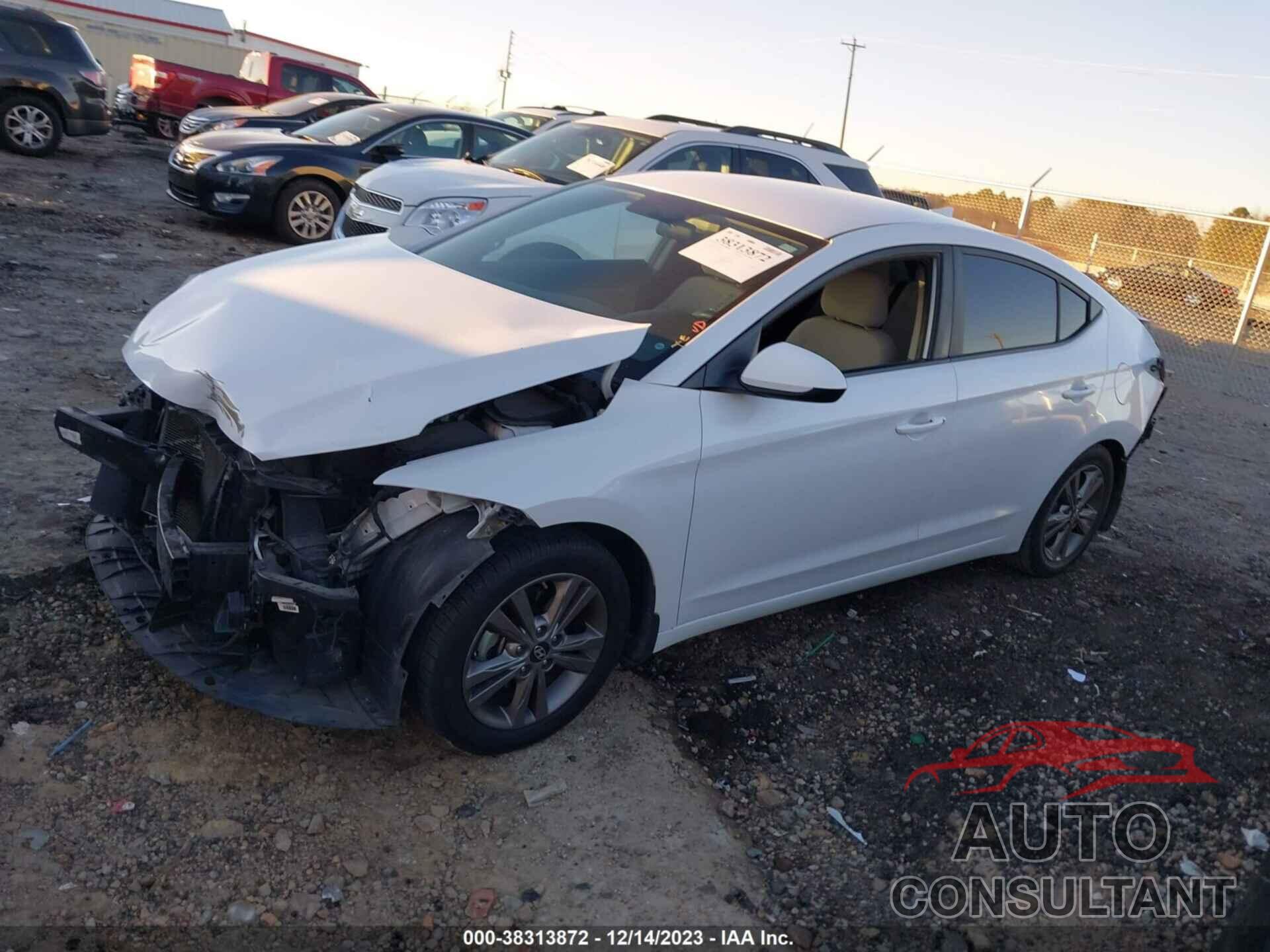 HYUNDAI ELANTRA 2018 - 5NPD84LF3JH276677