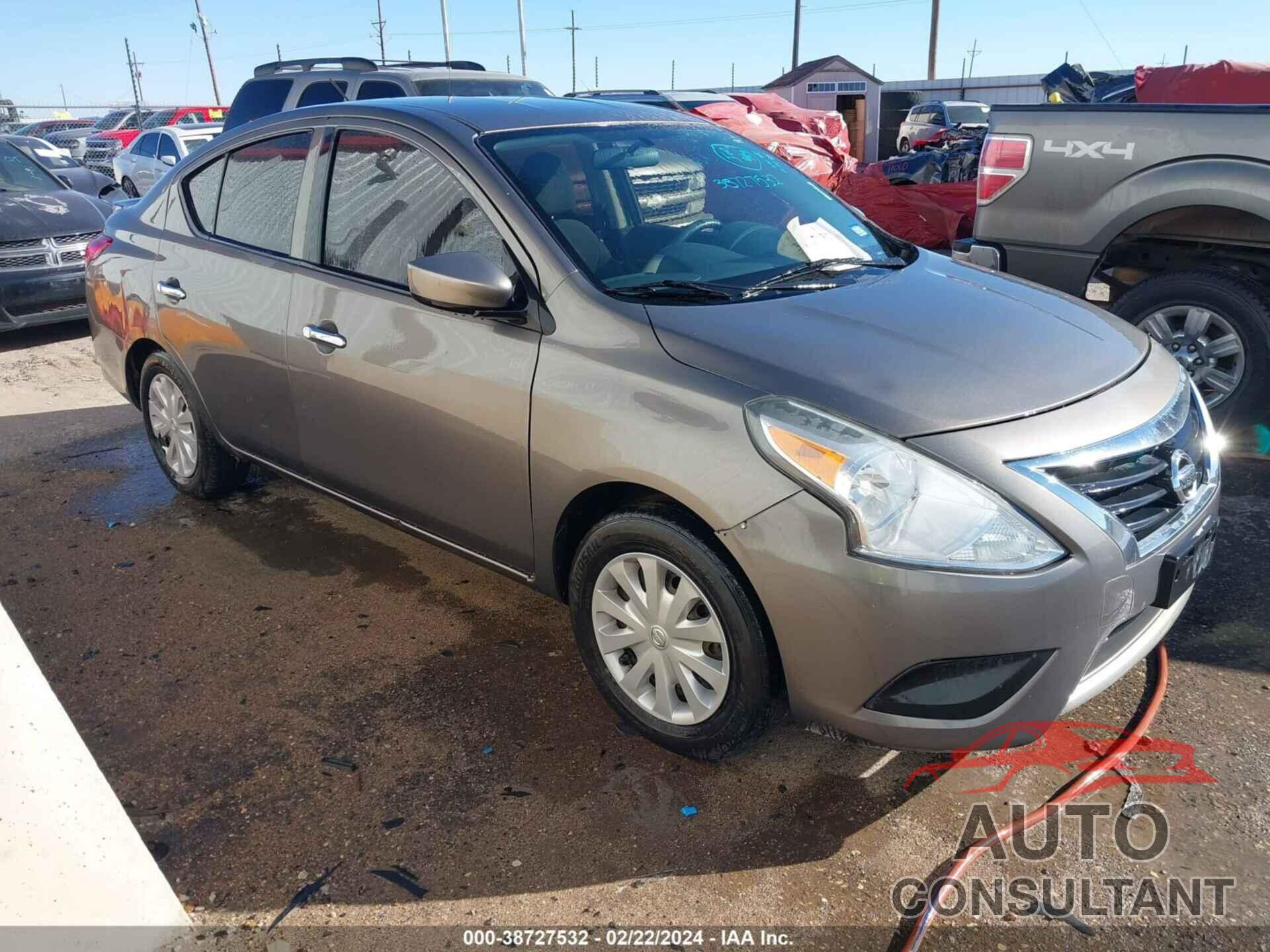 NISSAN VERSA 2016 - 3N1CN7AP2GL802262