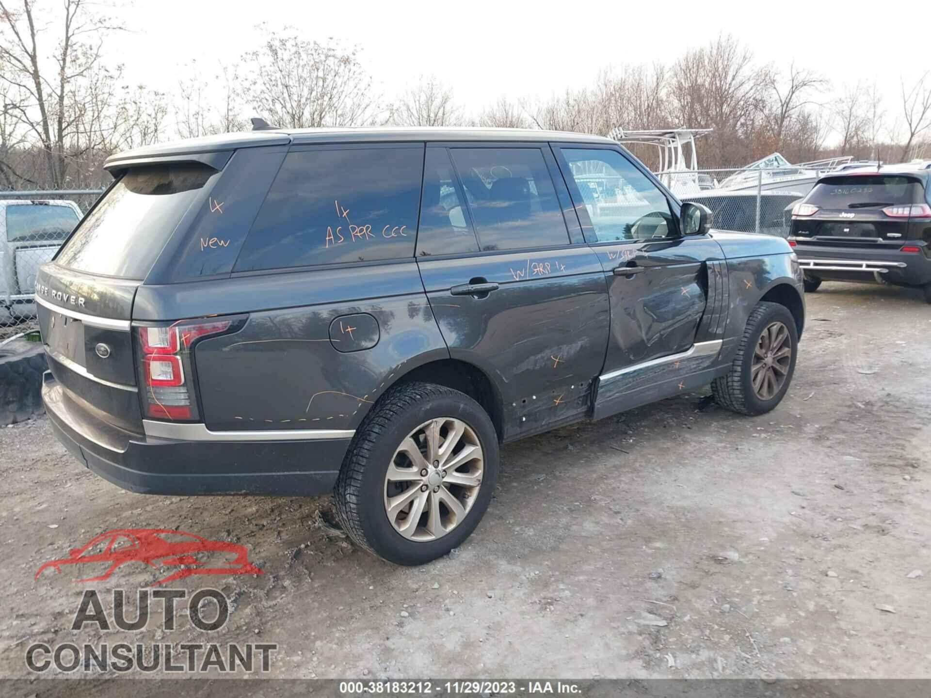 LAND ROVER RANGE ROVER 2016 - SALGS2PF4GA290139
