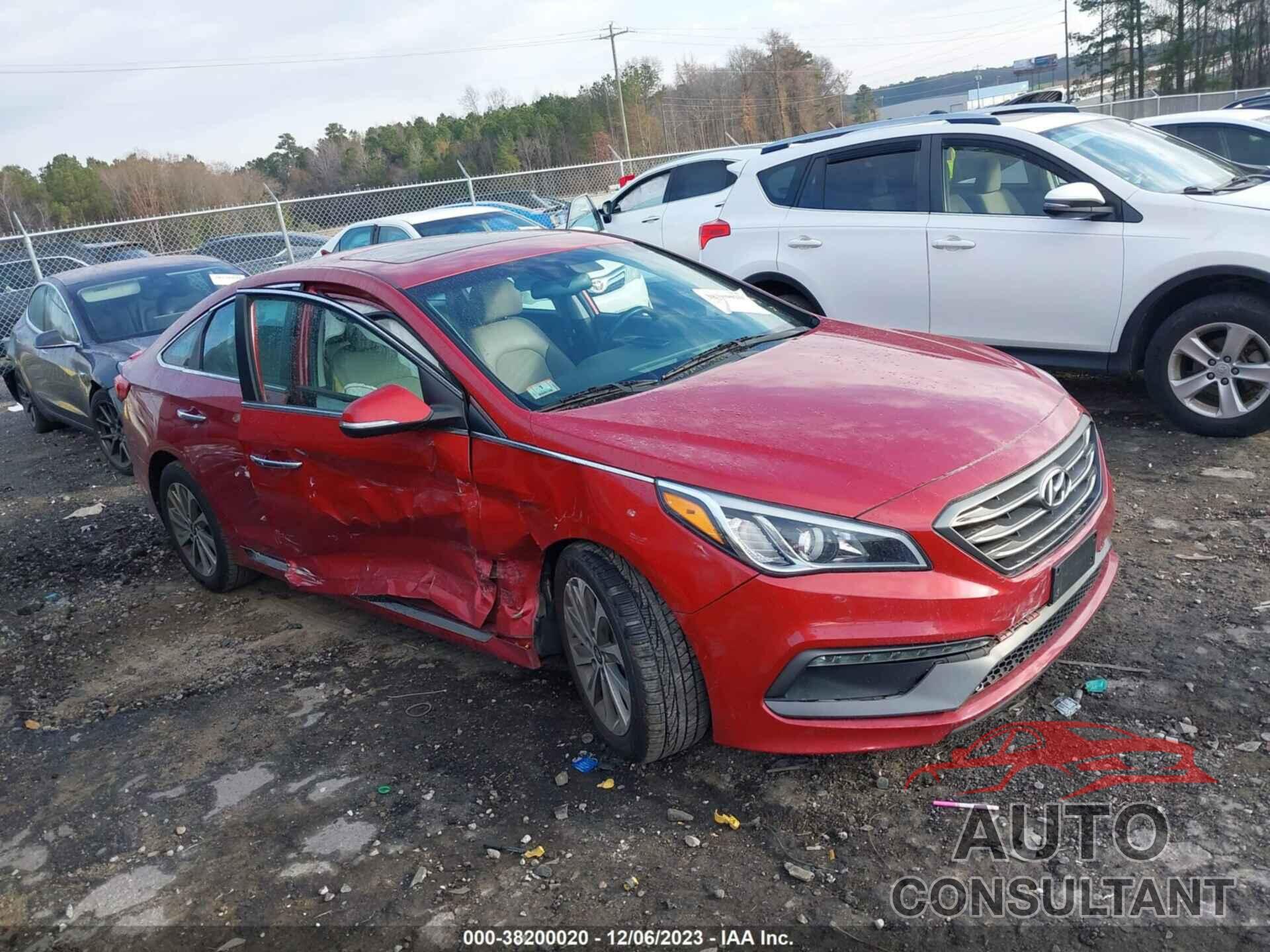 HYUNDAI SONATA 2017 - 5NPE34AF5HH570579