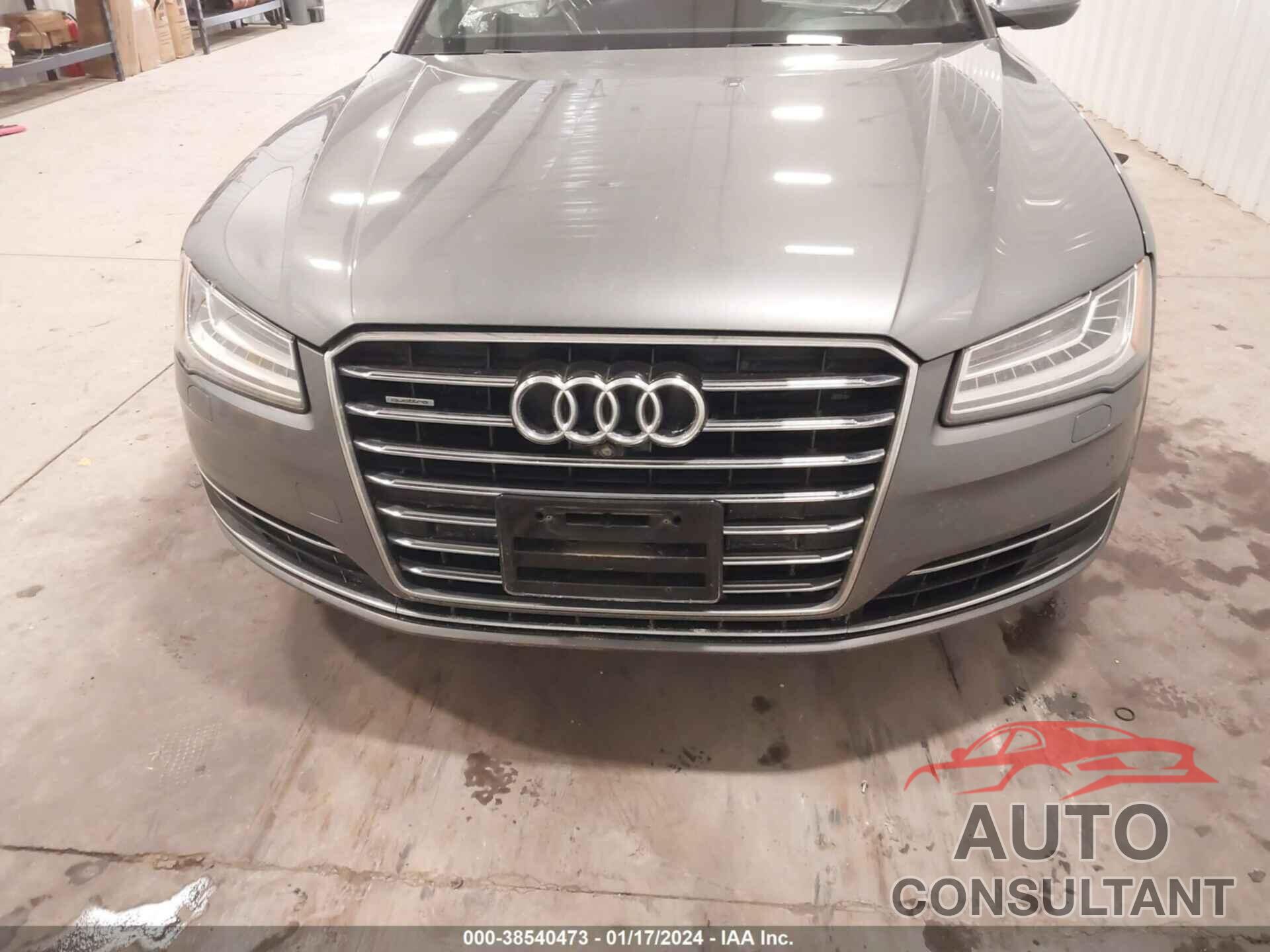 AUDI A8 2016 - WAU34AFD9GN019027